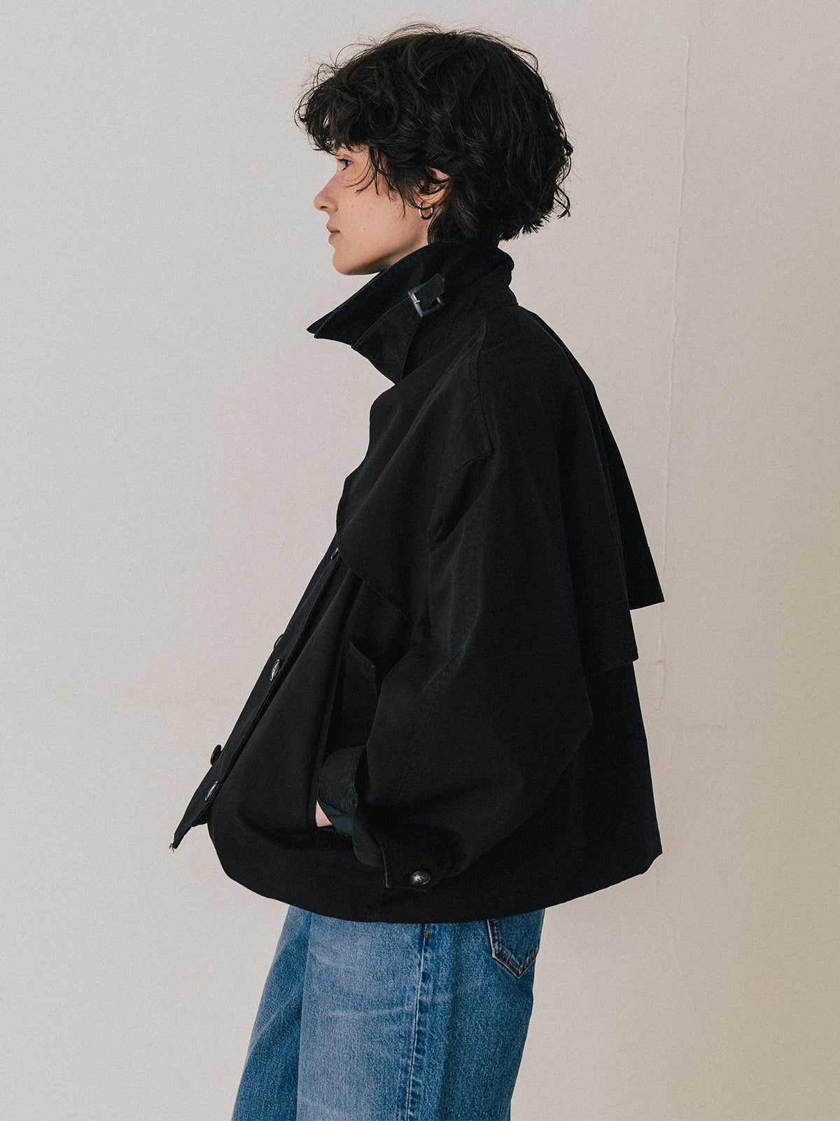 NORMANDY HALF TRENCH COAT