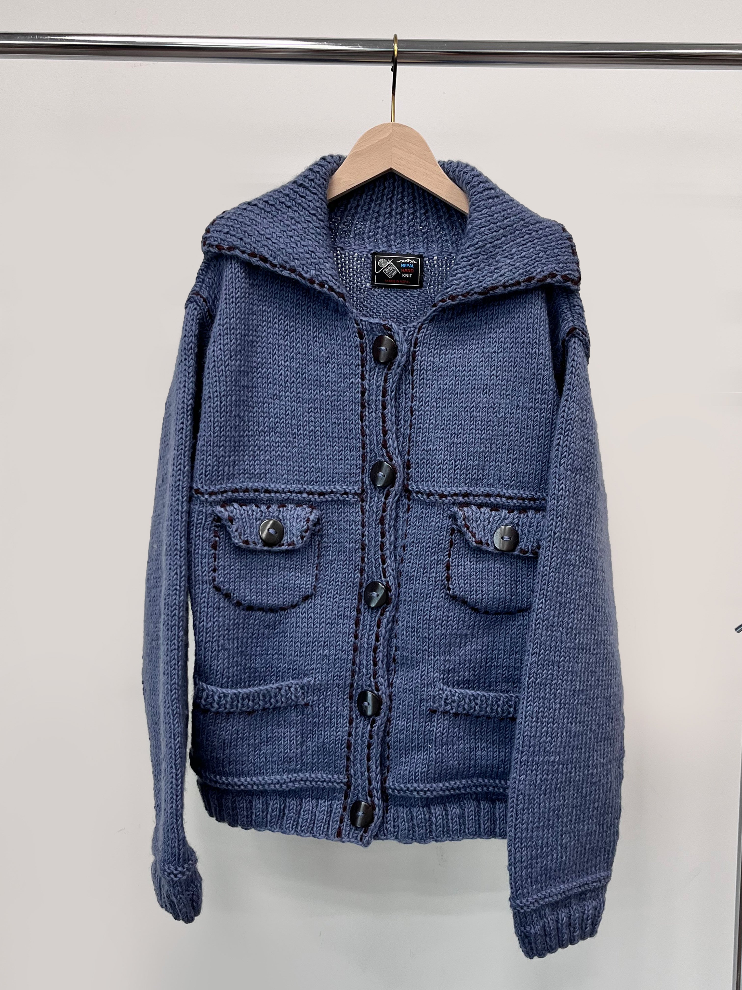 【Nepal】 BLANKET KNIT JACKET