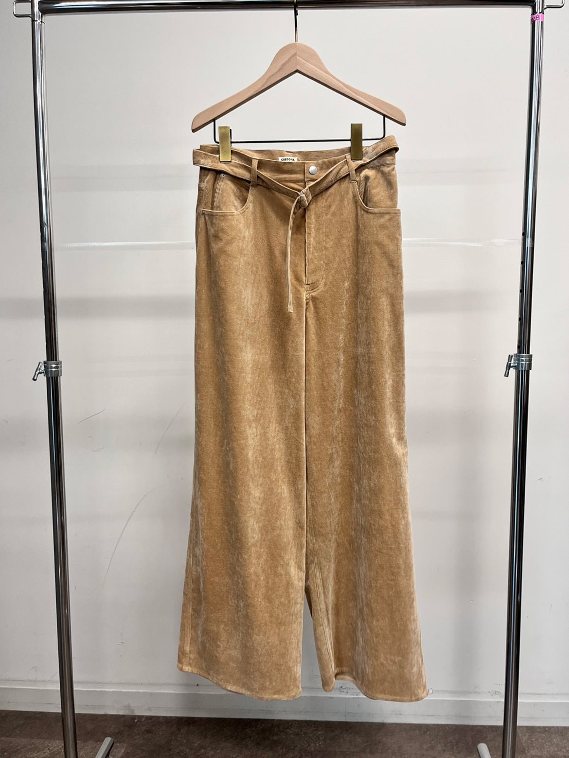 CORDUROY BELT TROUSER
