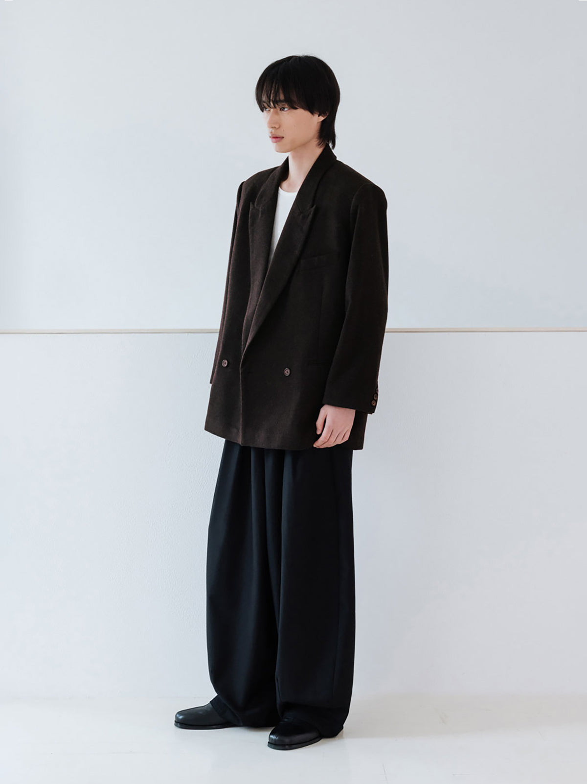 【Studio Doe】Gender Free Wool Double-Breasted Coat