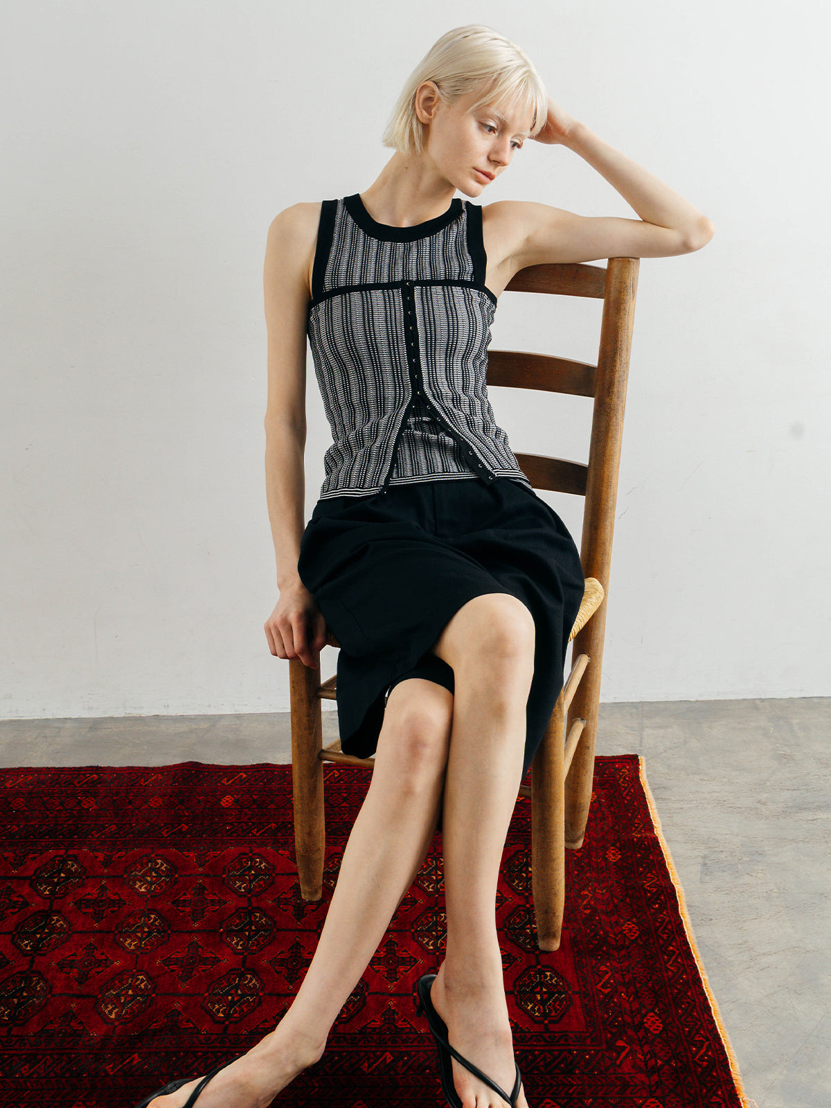 WIDE BERMUDA PANTS