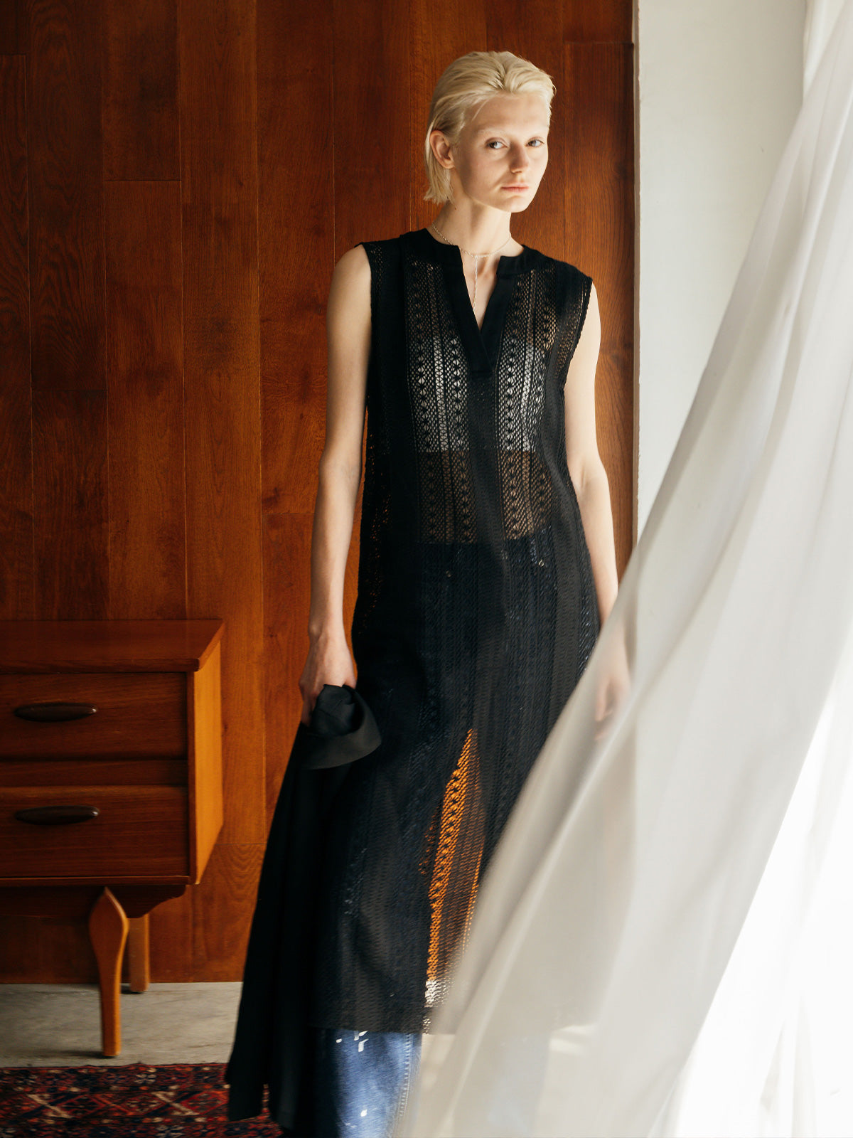 SHEER LONG ONEPIECE