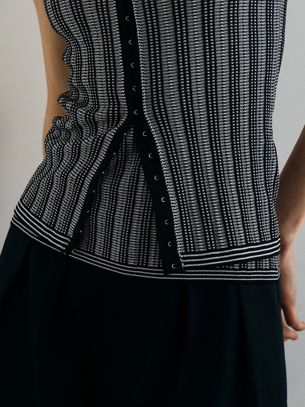 TUCK STITCH BUSTIER