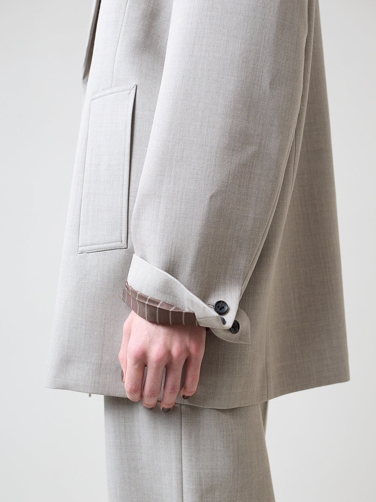 WOOL SINGLE JACKET