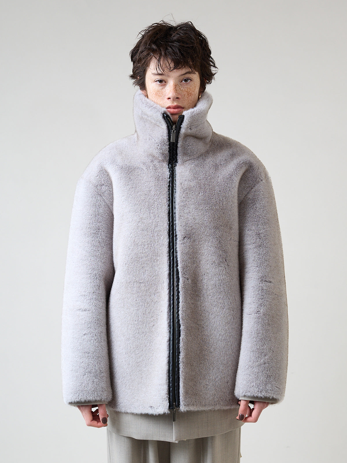 FAUX FUR BLOUSON