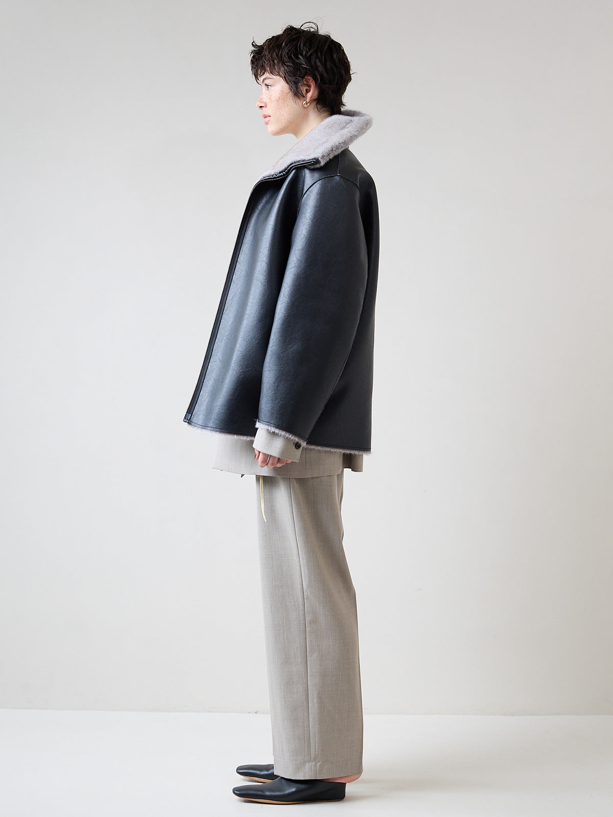 FAUX FUR BLOUSON