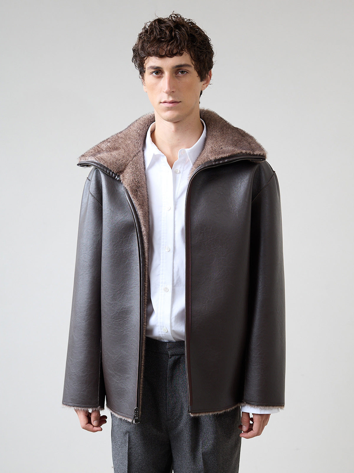FAUX FUR BLOUSON