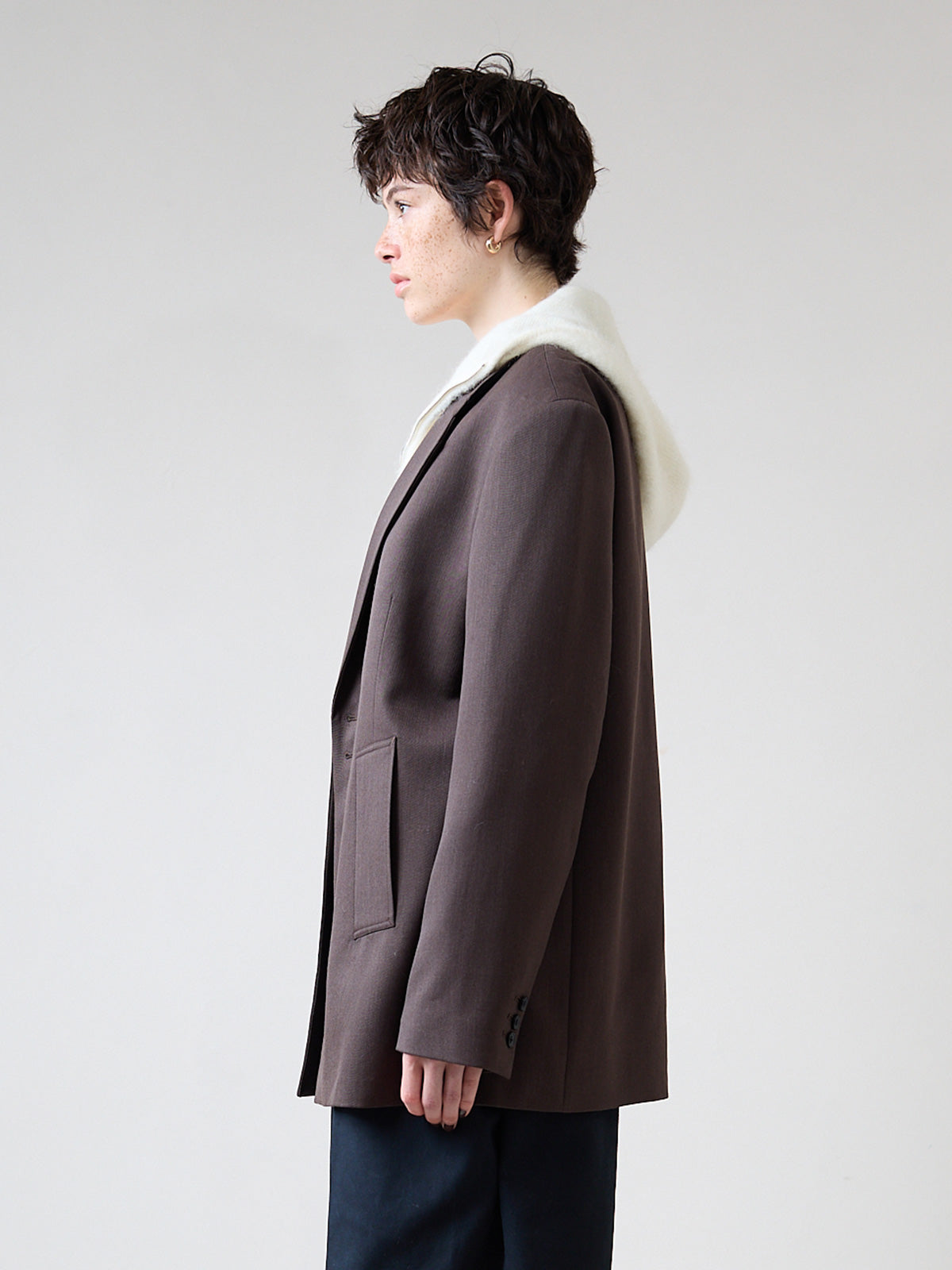 KNIT HOODIE