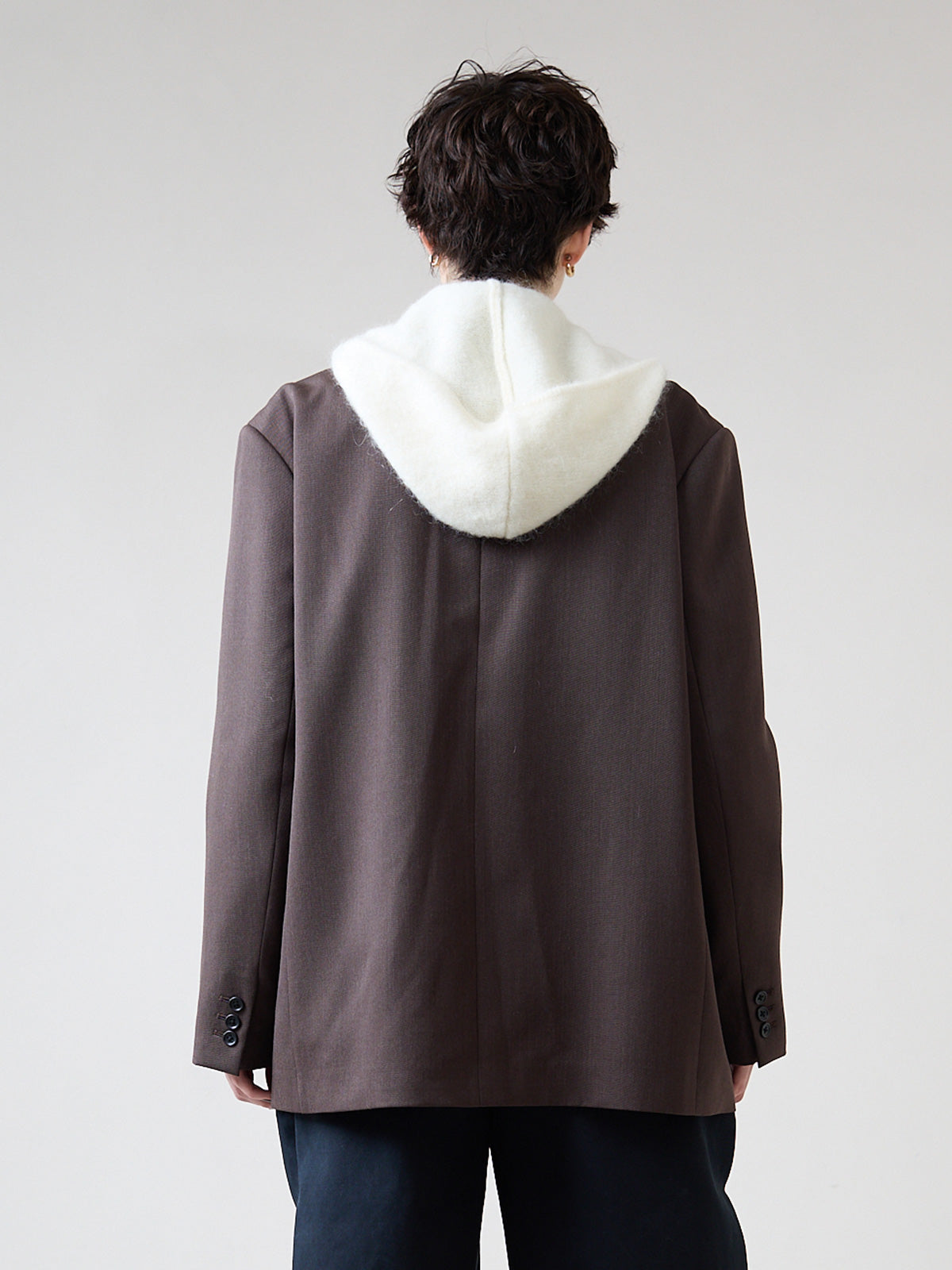 KNIT HOODIE