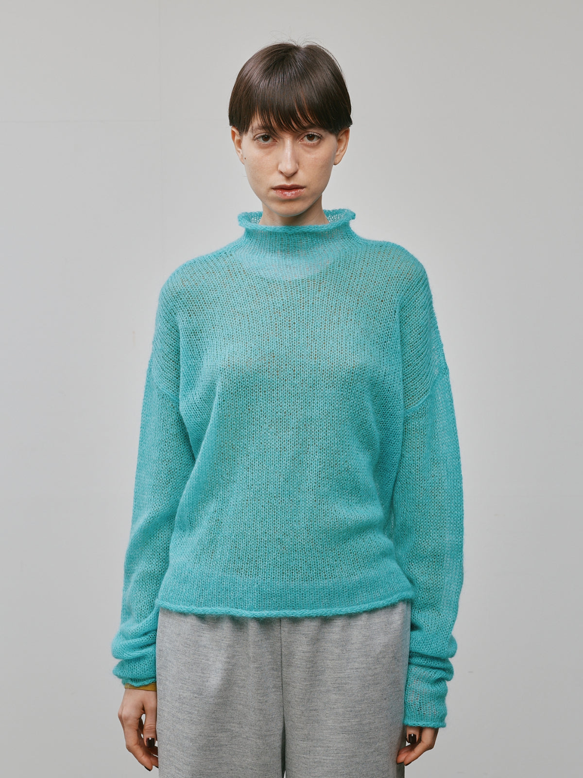 MOHAIR F/B KNIT