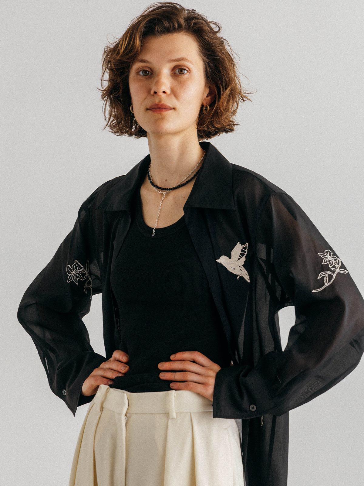 FRAGMENT VEIL SHIRT