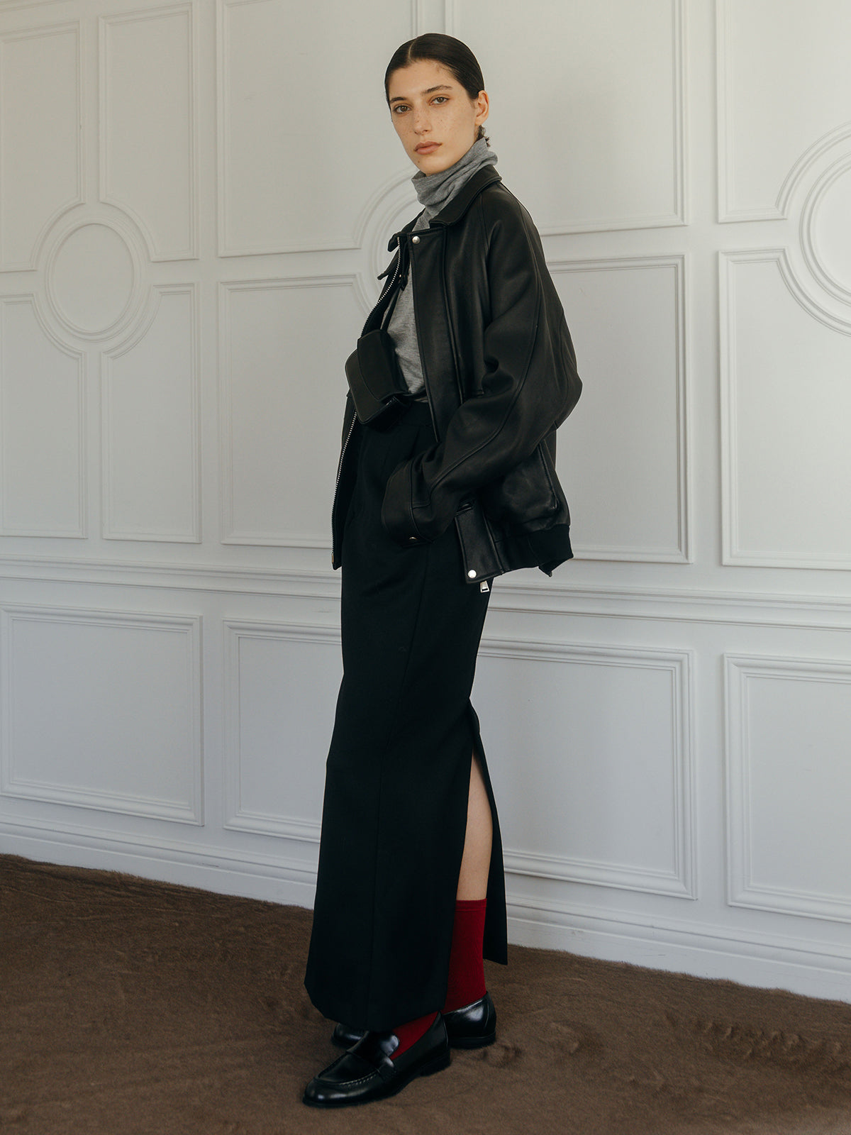 FINE WOOL OVER HIGH NECK TOPS
