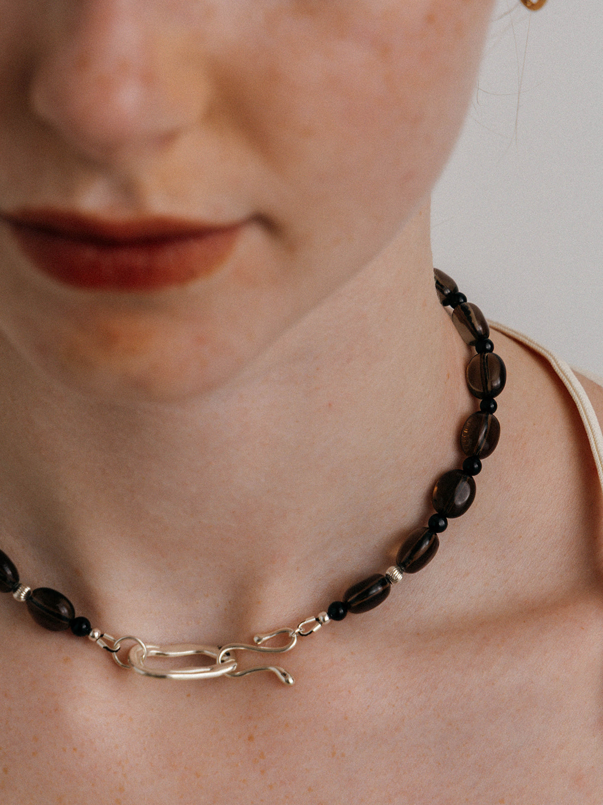 【CREDONA×Mollier】Dali Necklace Smoky Quartz