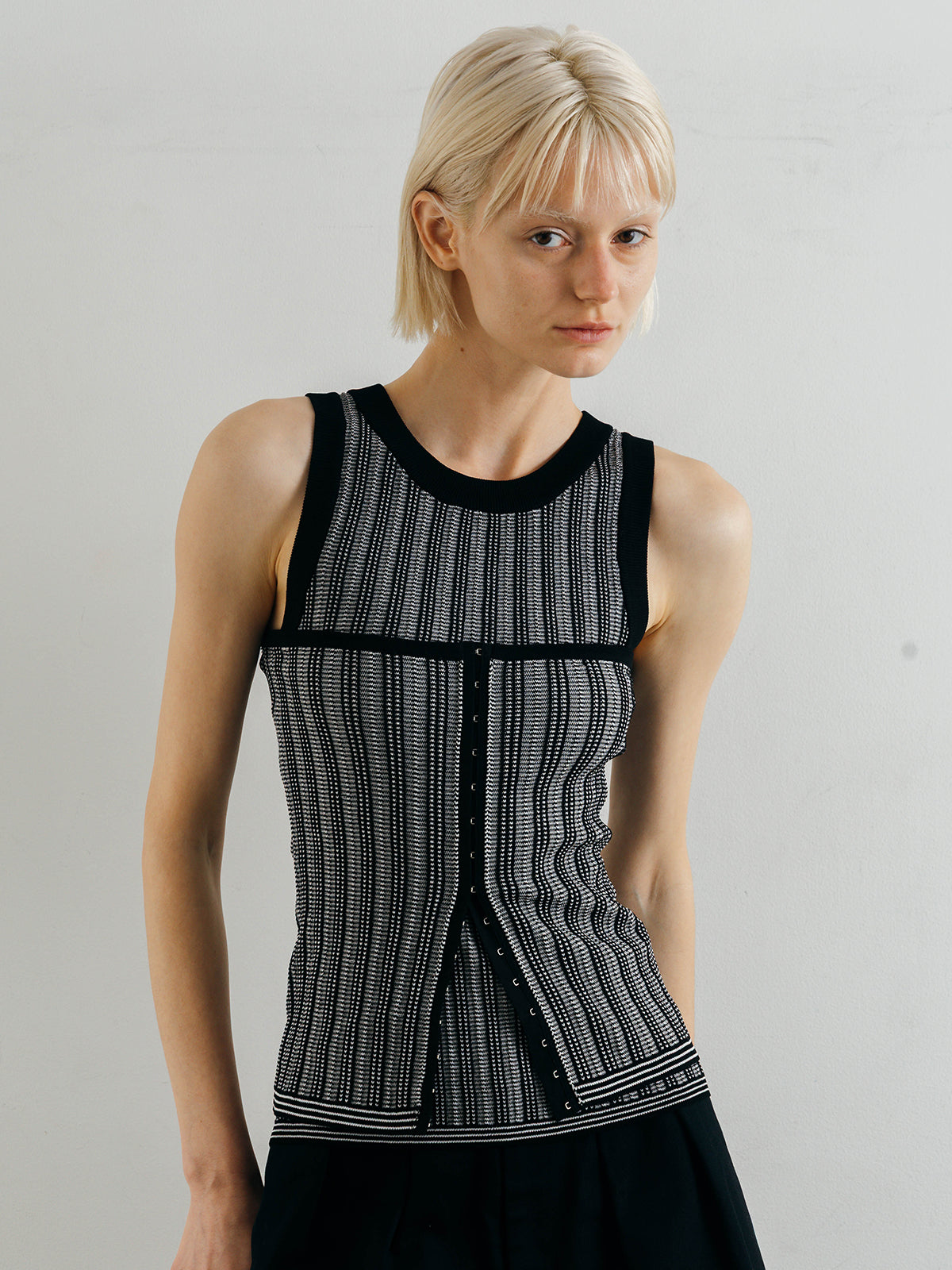 TUCK STITCH BUSTIER