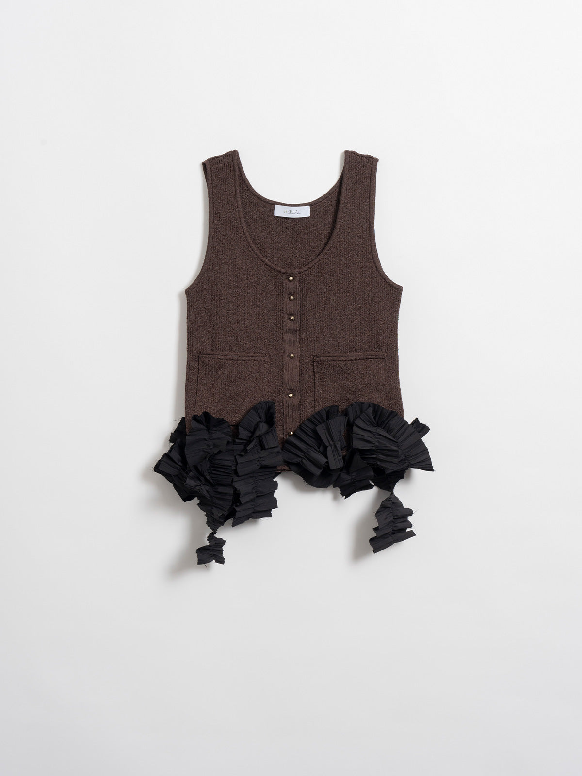 Ripple frill knit