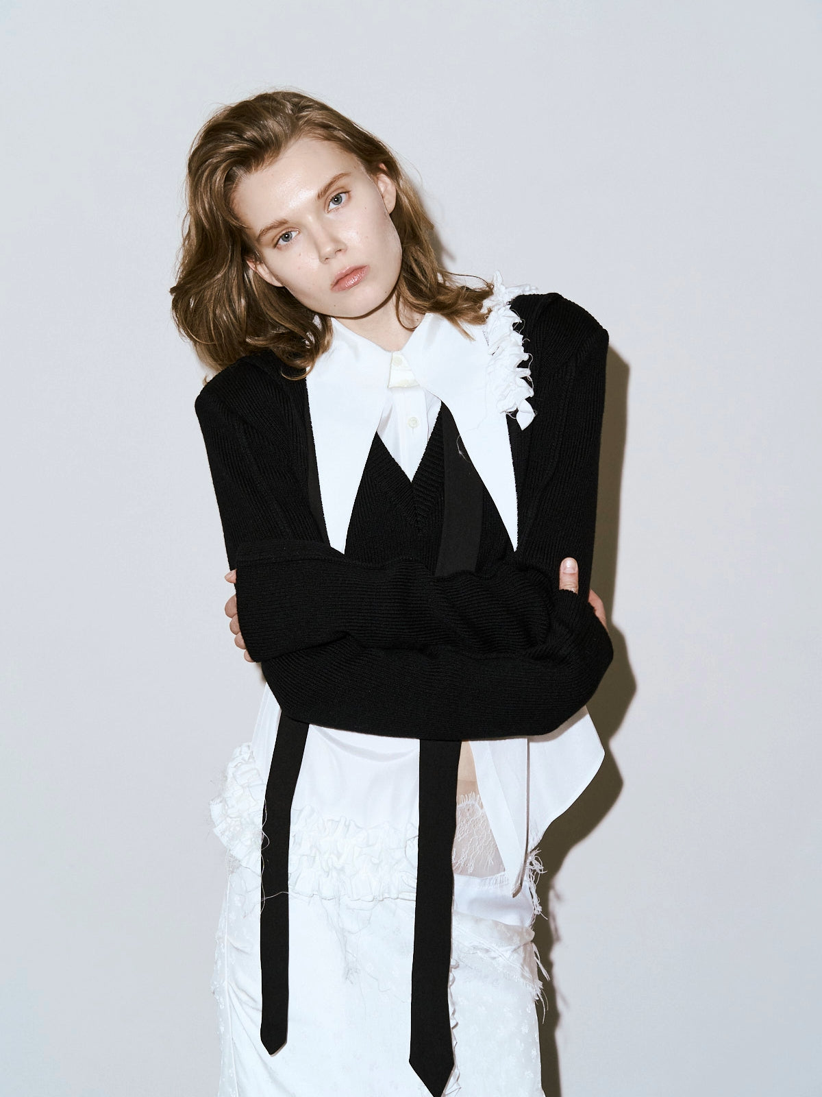 MARGE VNECK KNIT
