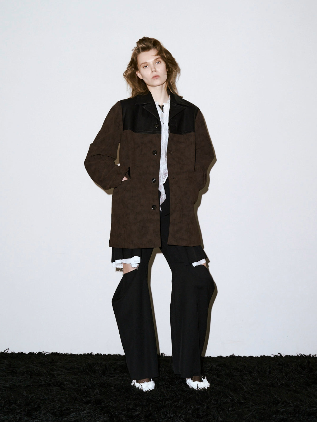 FAUX LEATHER JACKET