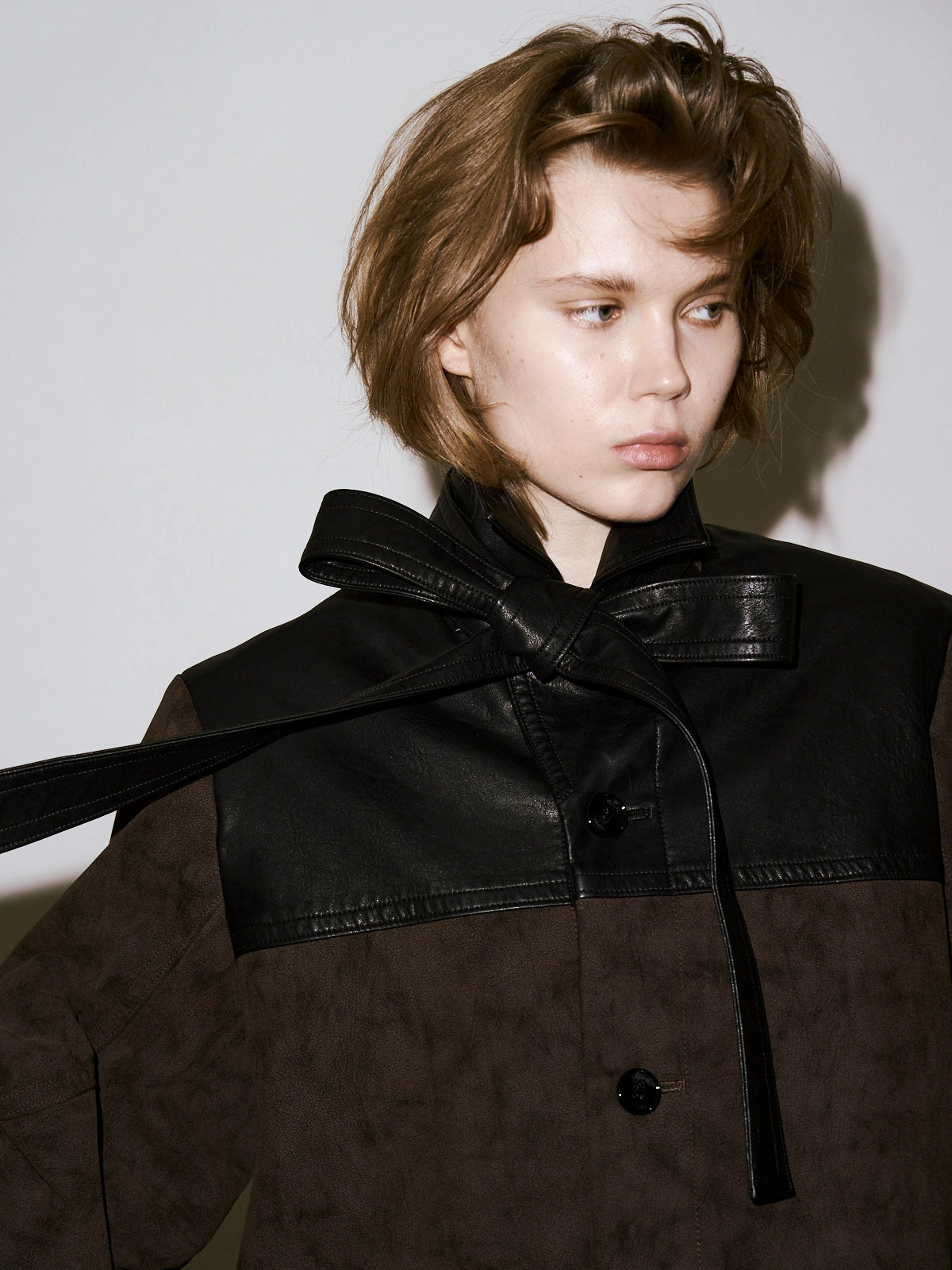 FAUX LEATHER JACKET