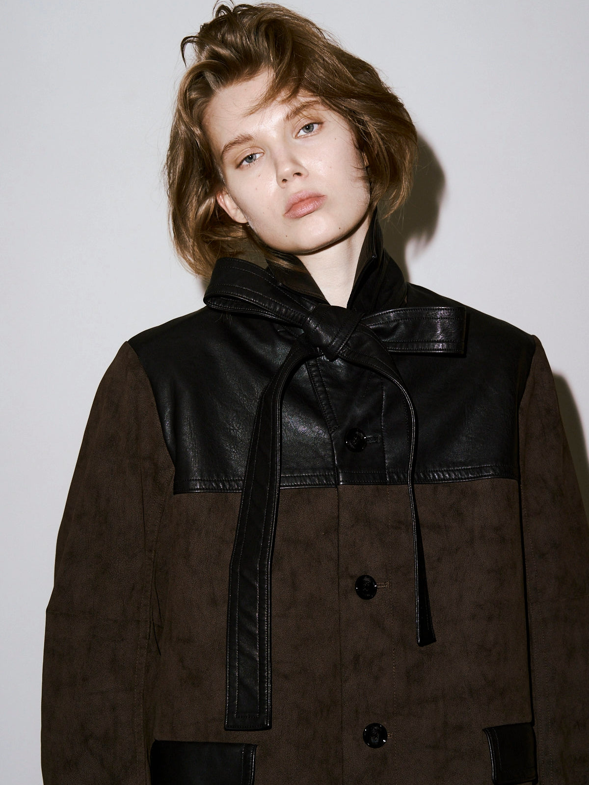 FAUX LEATHER JACKET
