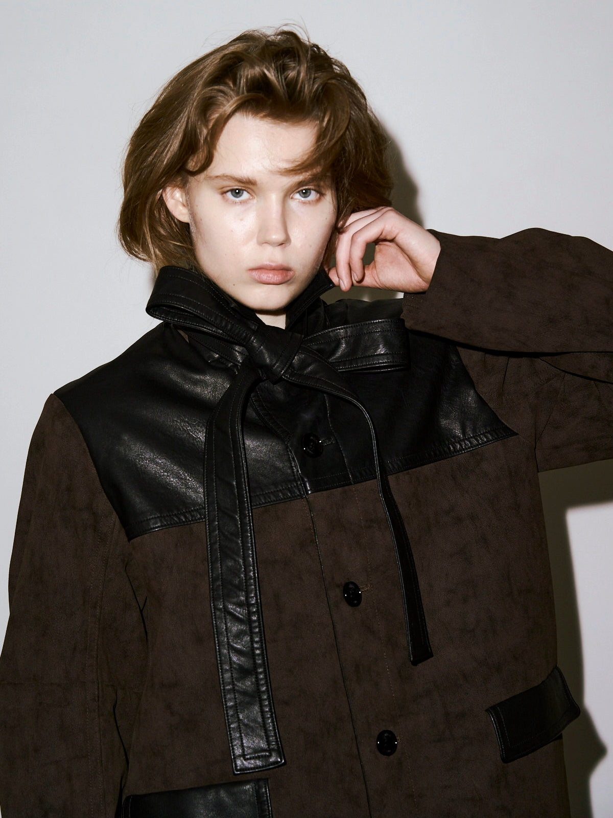 FAUX LEATHER JACKET