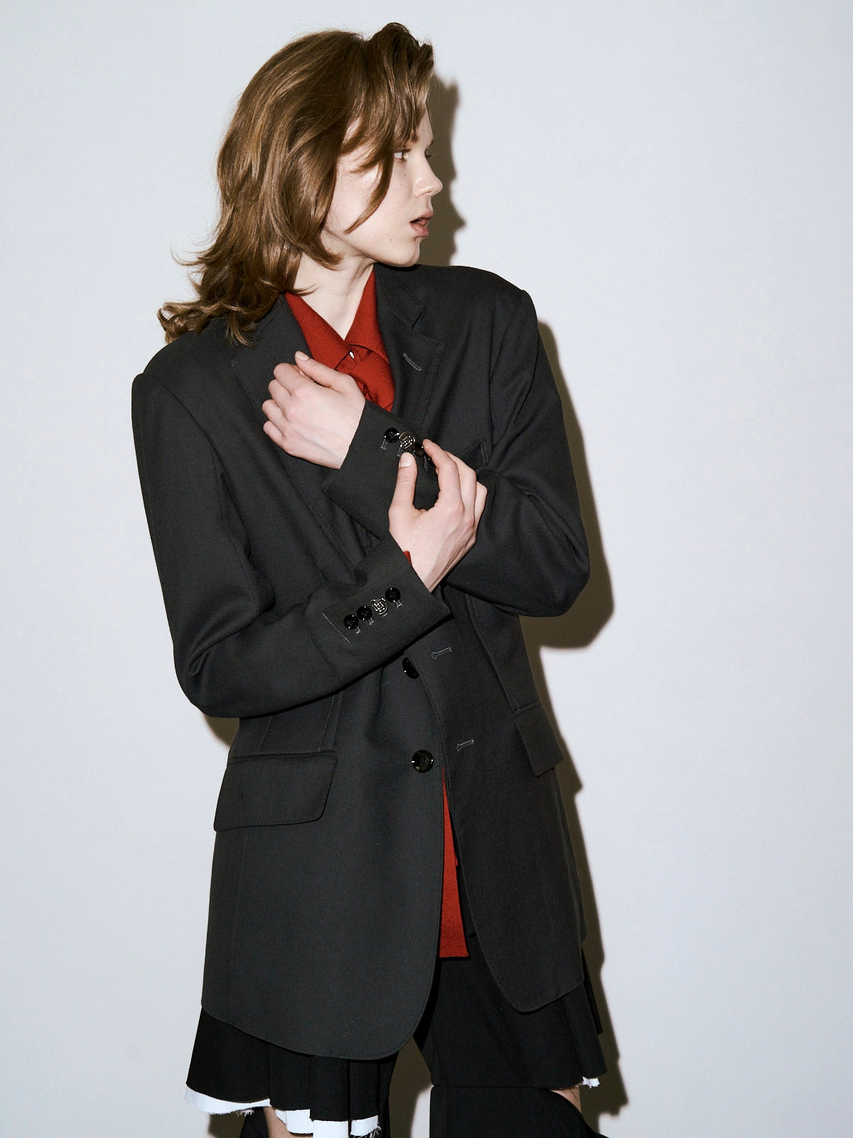 Serge over jacket