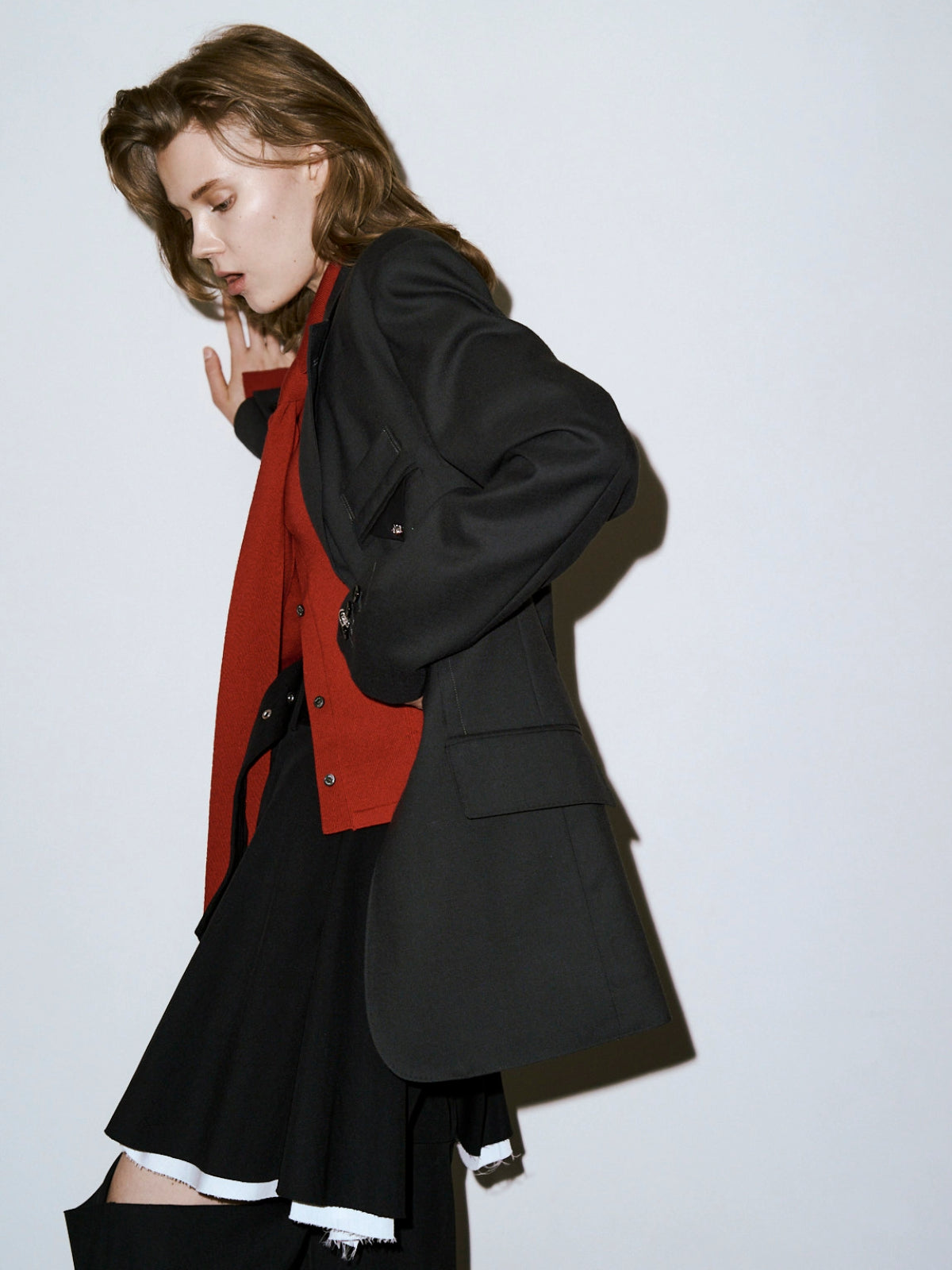 Serge over jacket