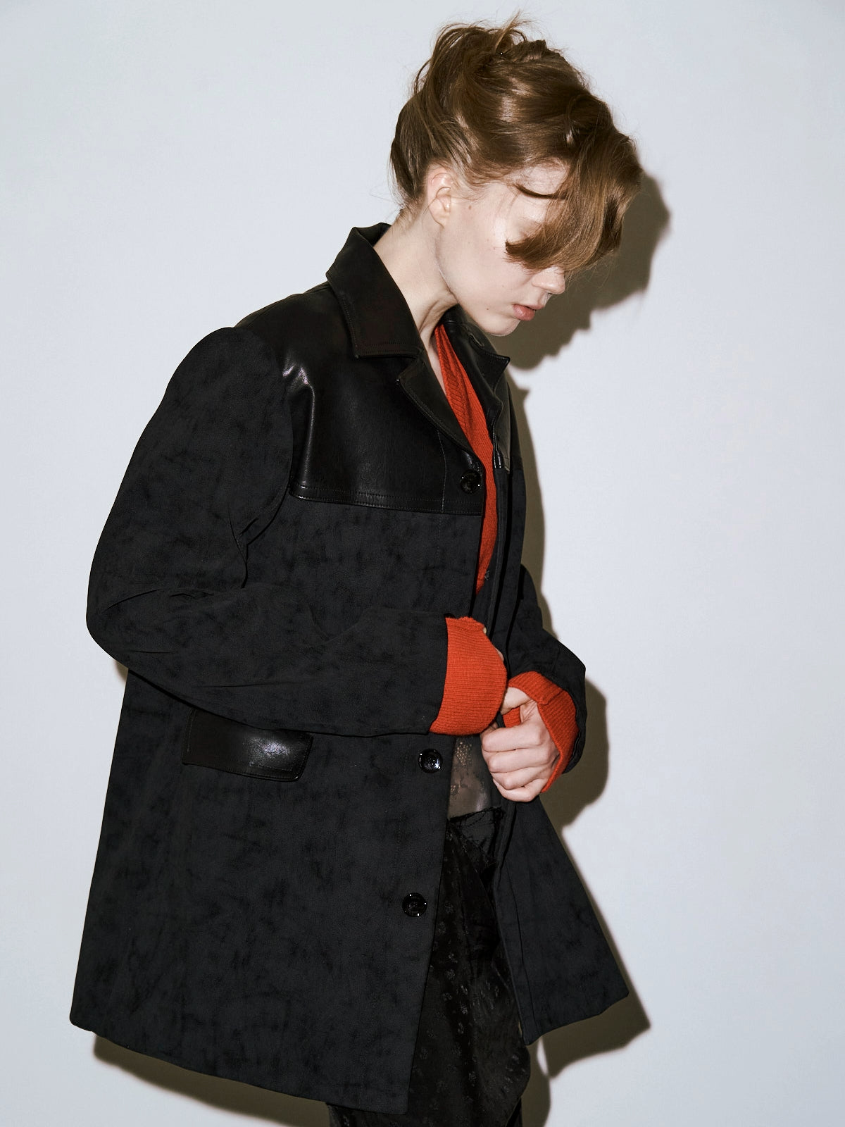 FAUX LEATHER JACKET