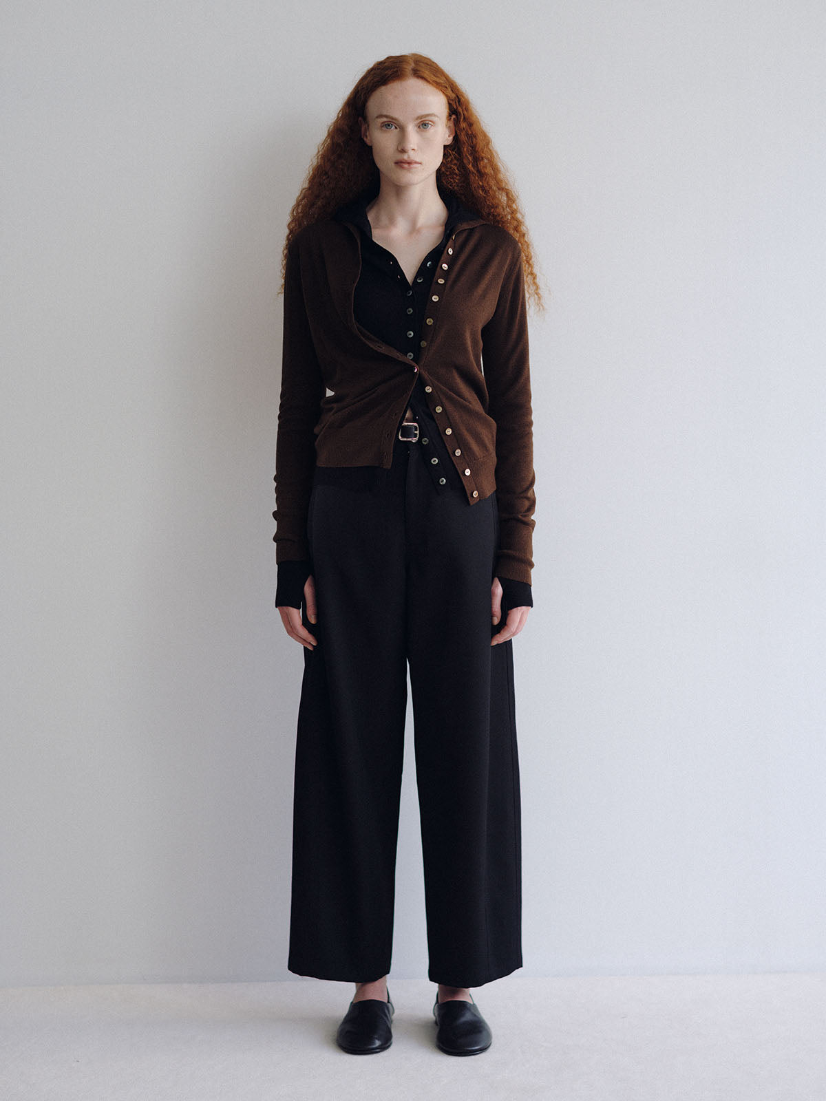 CONVERTIBLE COLLAR KNIT