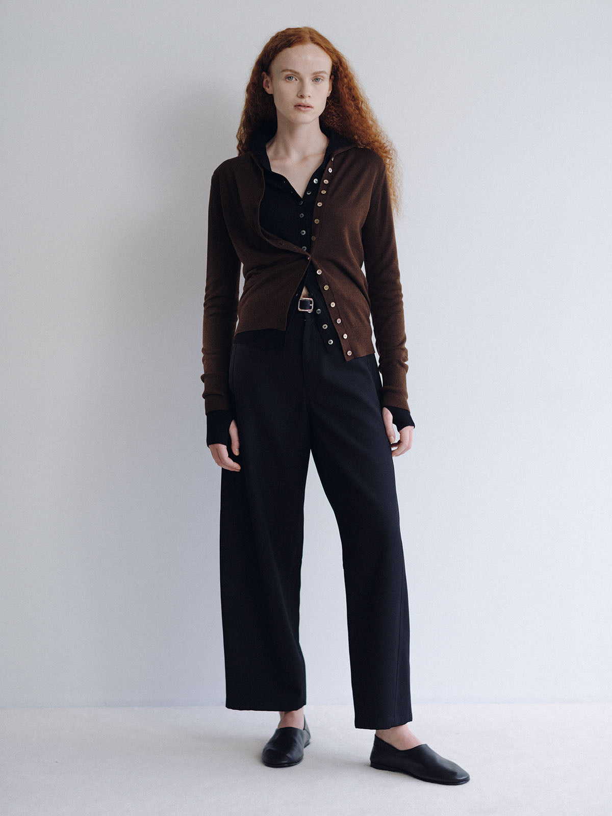 CONVERTIBLE COLLAR KNIT