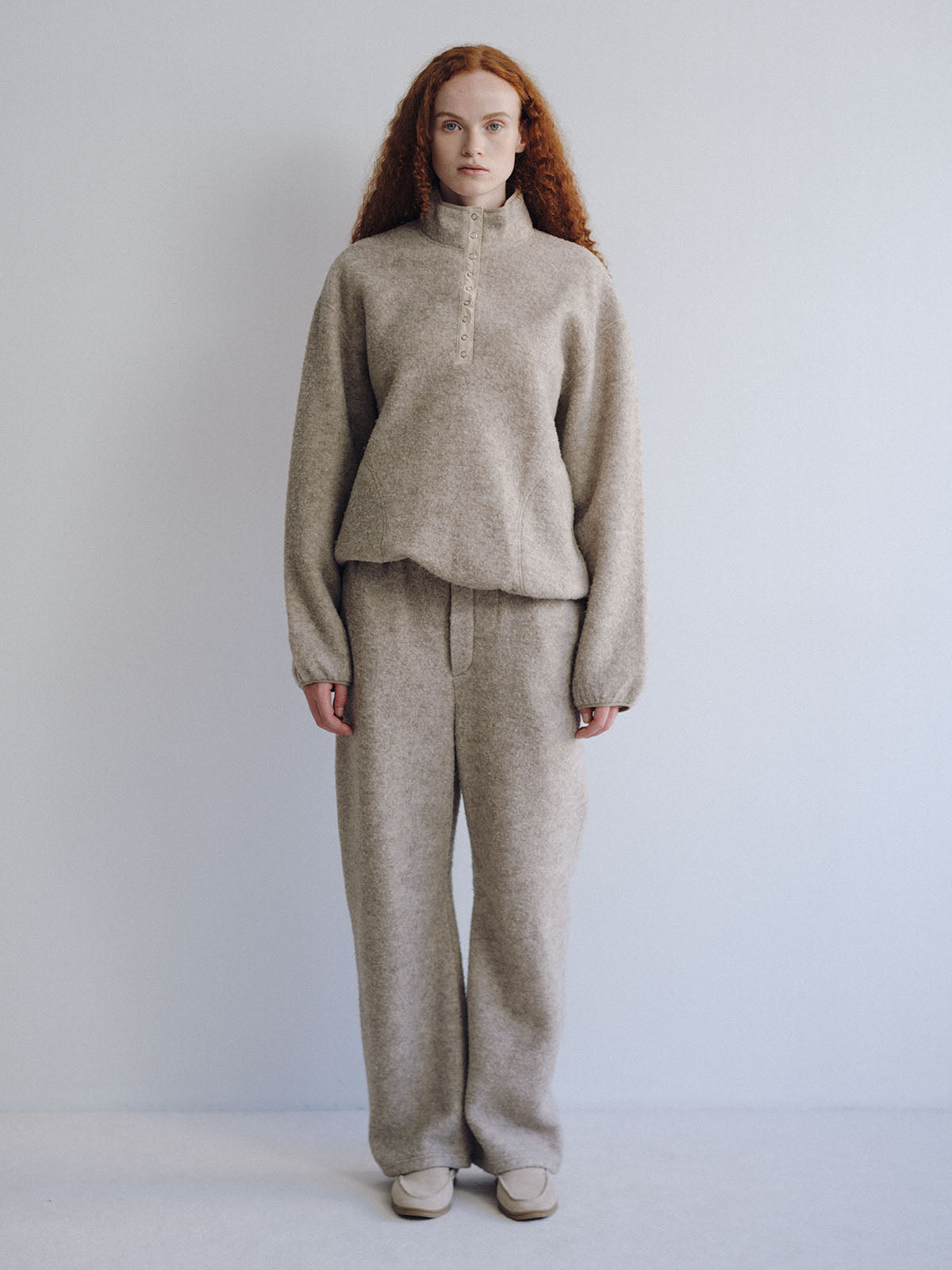 WOOL FLEECE TOP