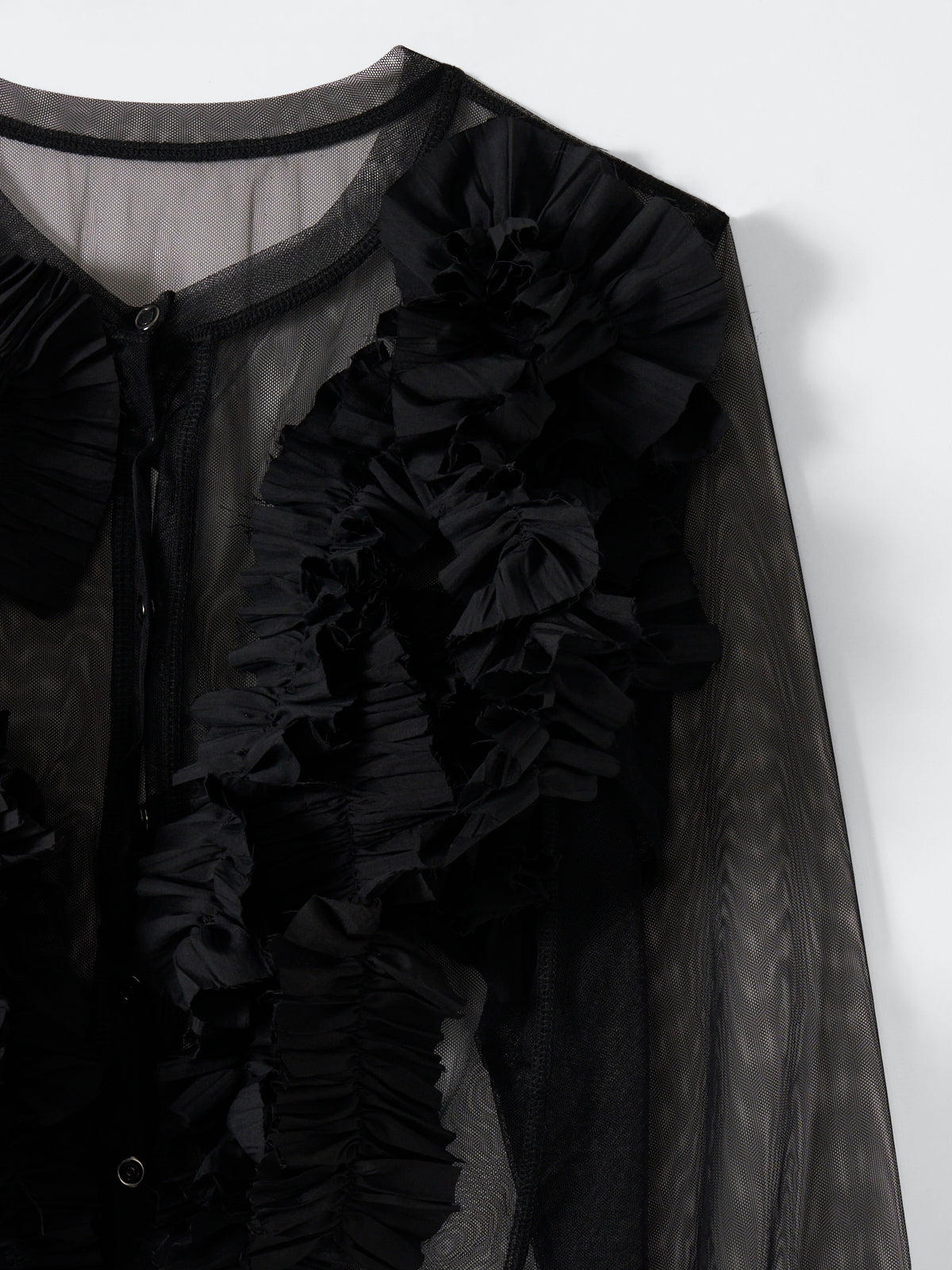 Daria motif tulle cardigan