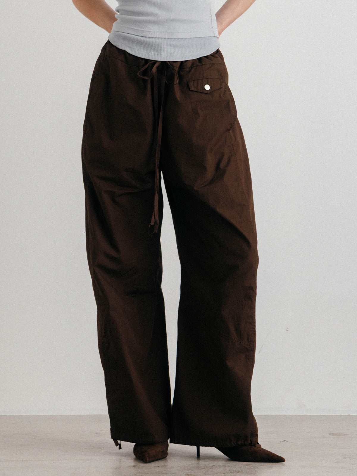 OFFSET WAIST PANTS
