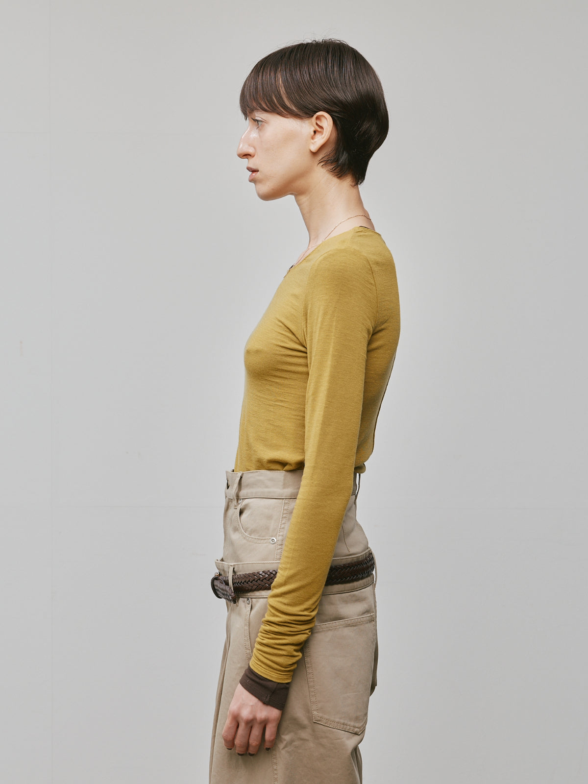 WOOL SHEER LONG SLEEVE