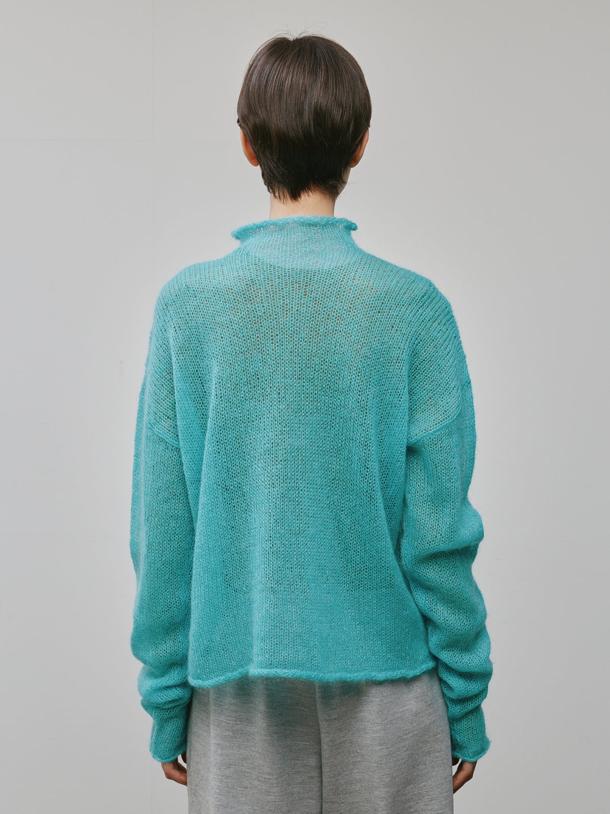 MOHAIR F/B KNIT