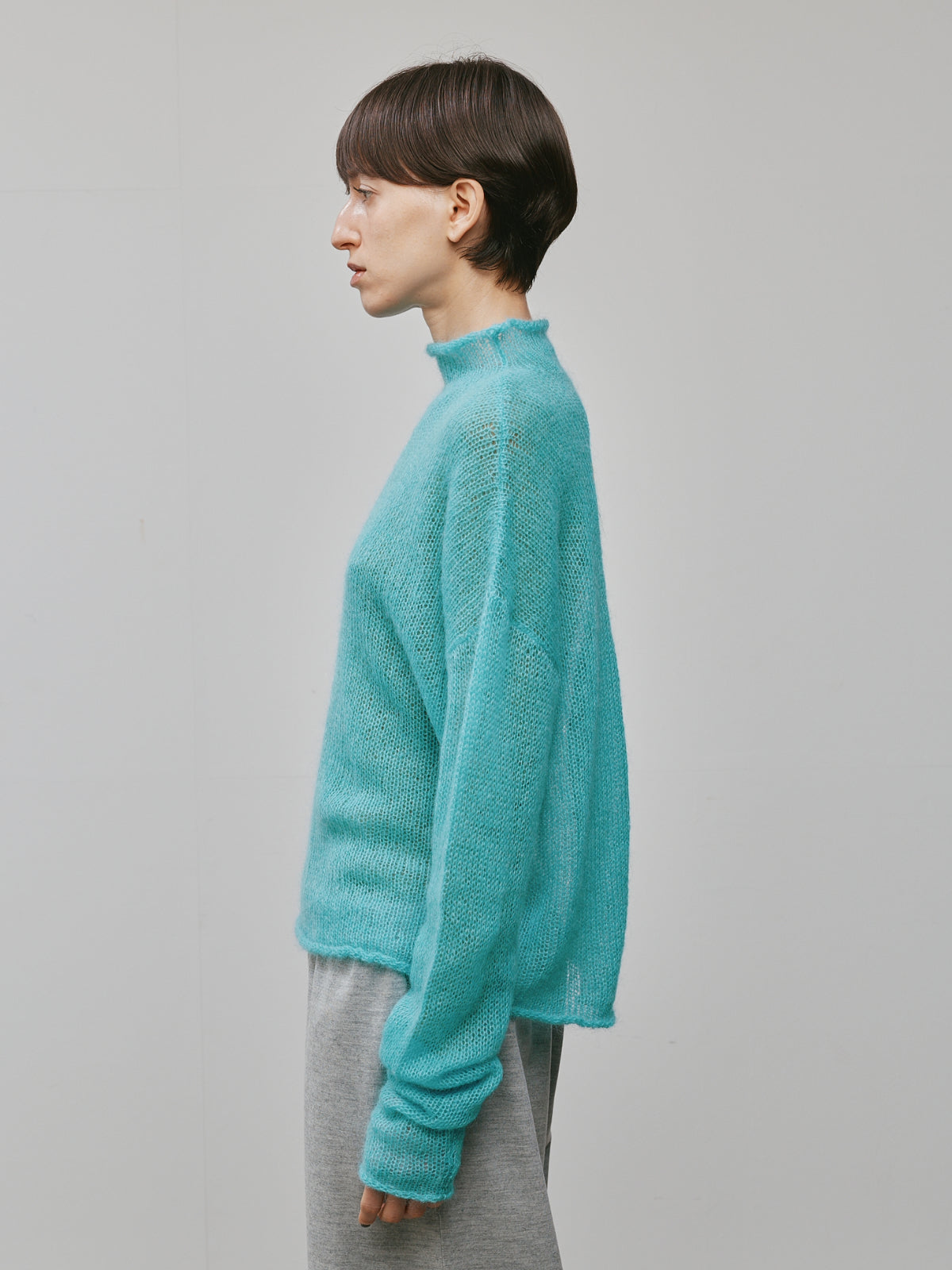 MOHAIR F/B KNIT