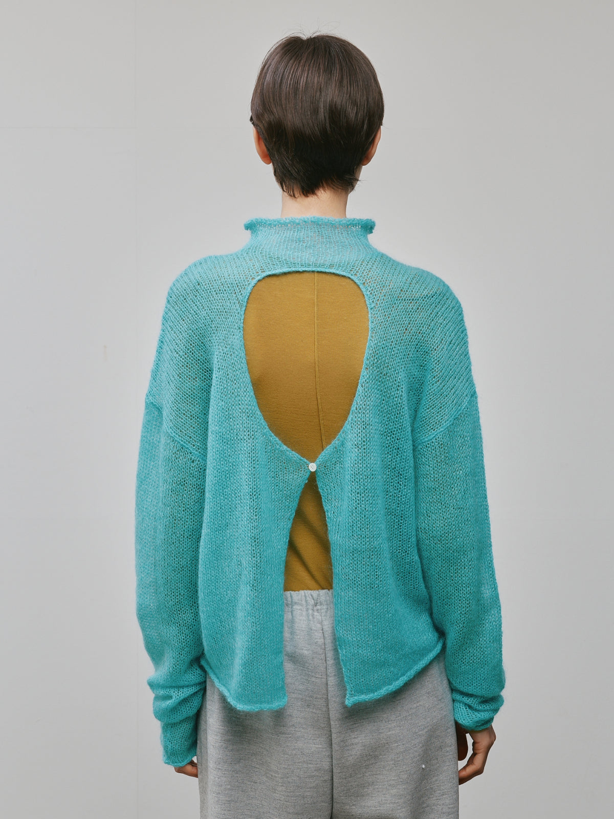 MOHAIR F/B KNIT