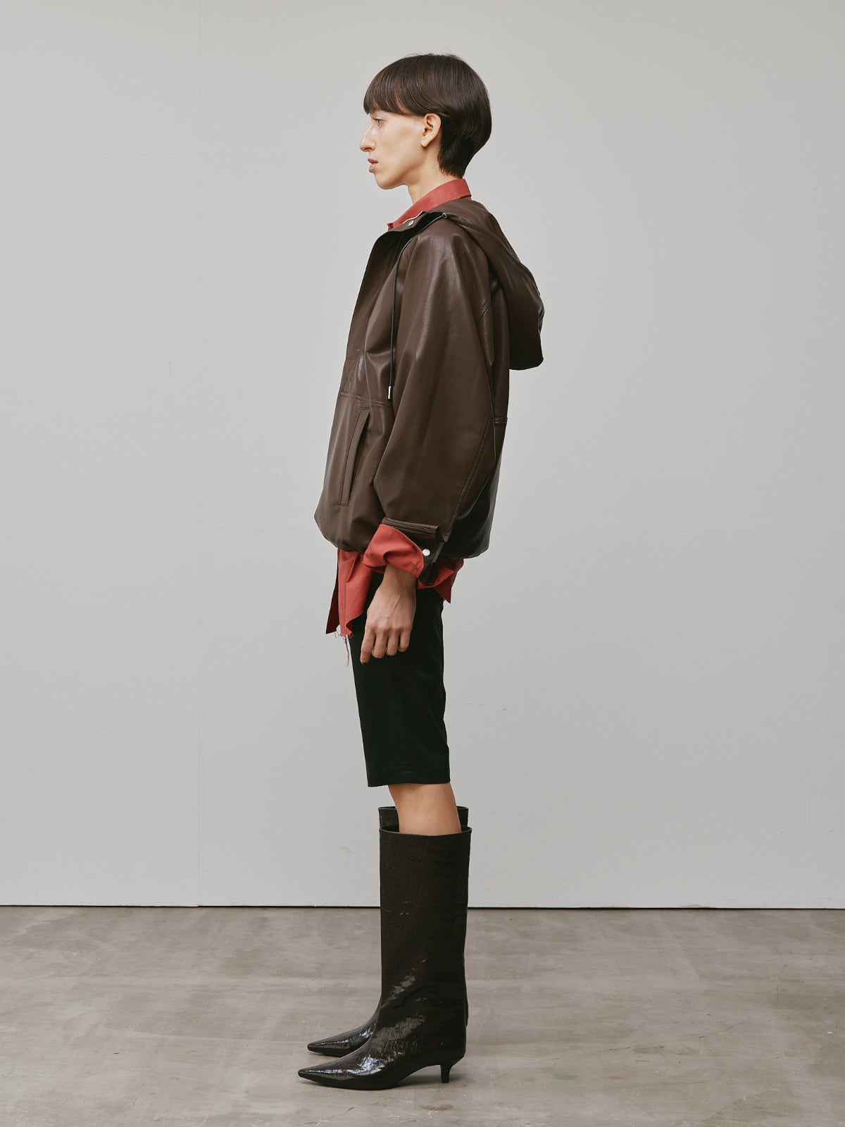 ANORAC in leather