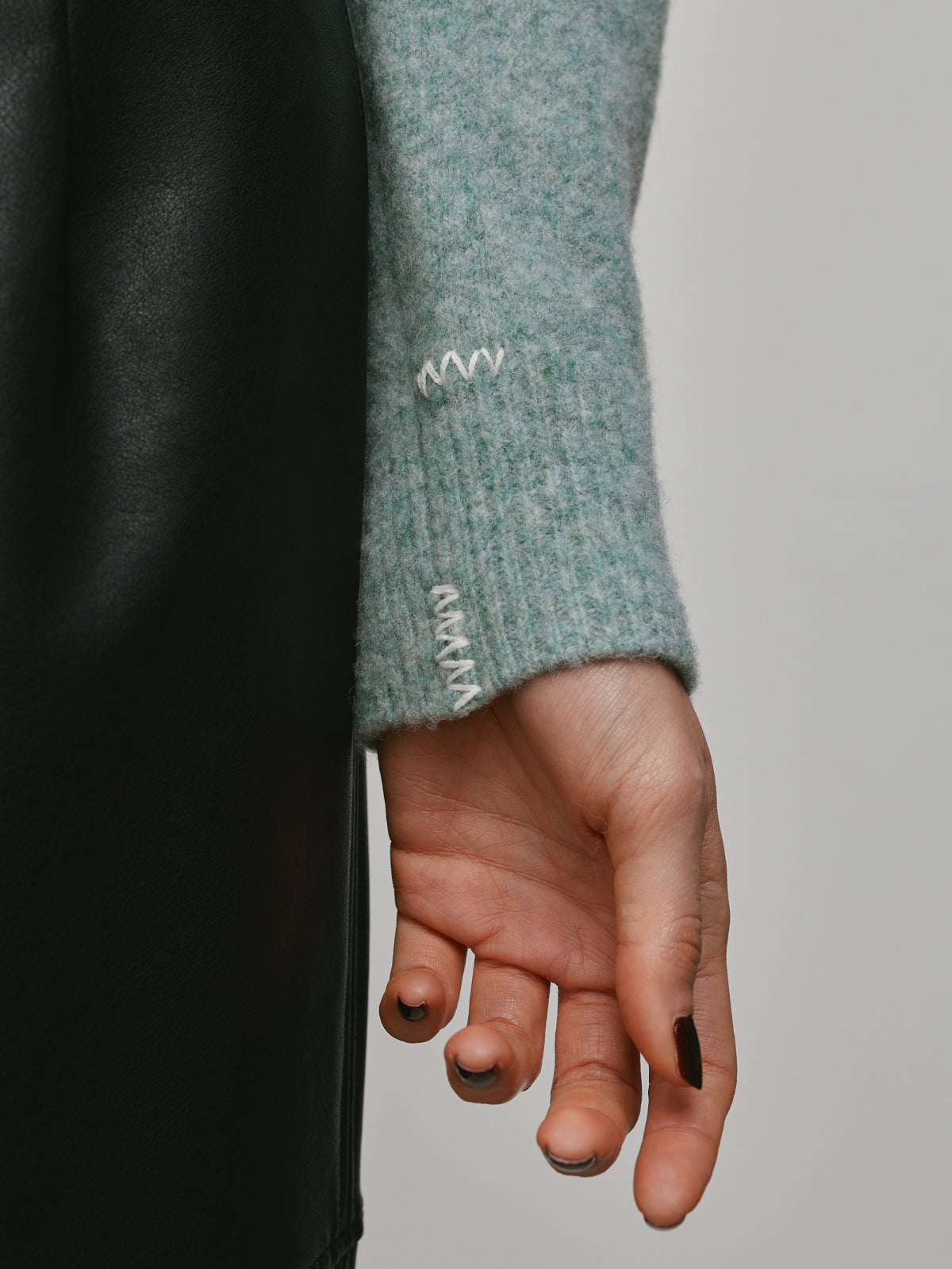 COMBINATION KNIT CARDIGAN