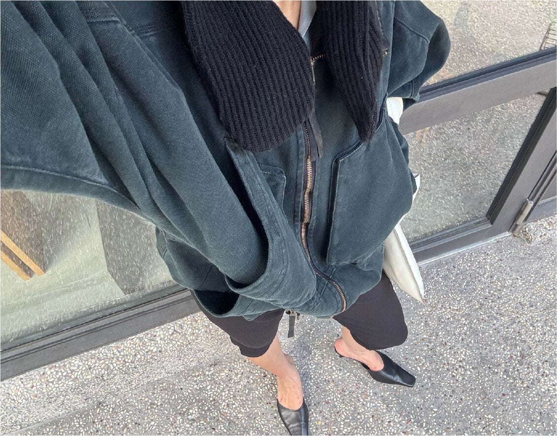 Denim blouson