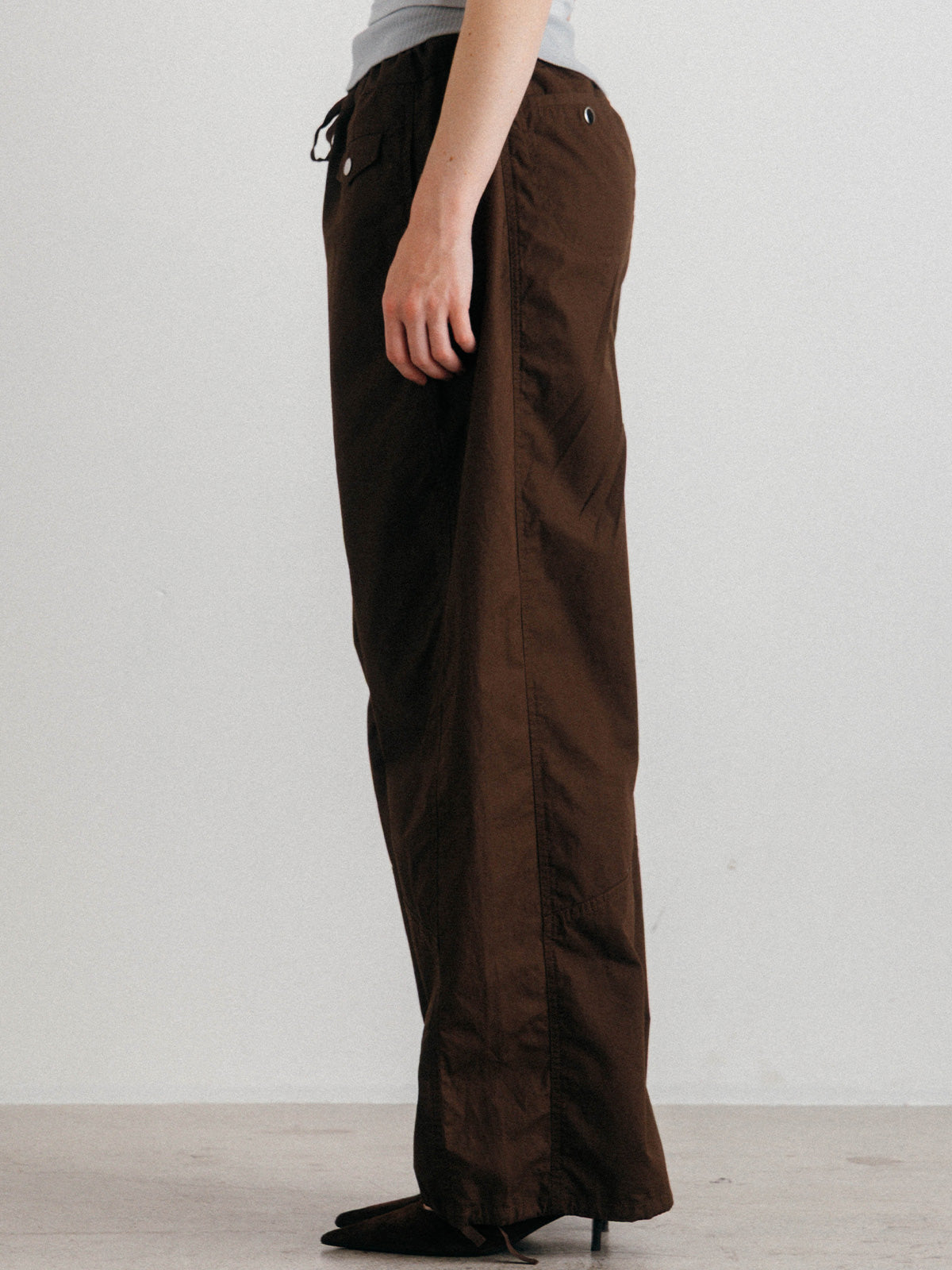 OFFSET WAIST PANTS