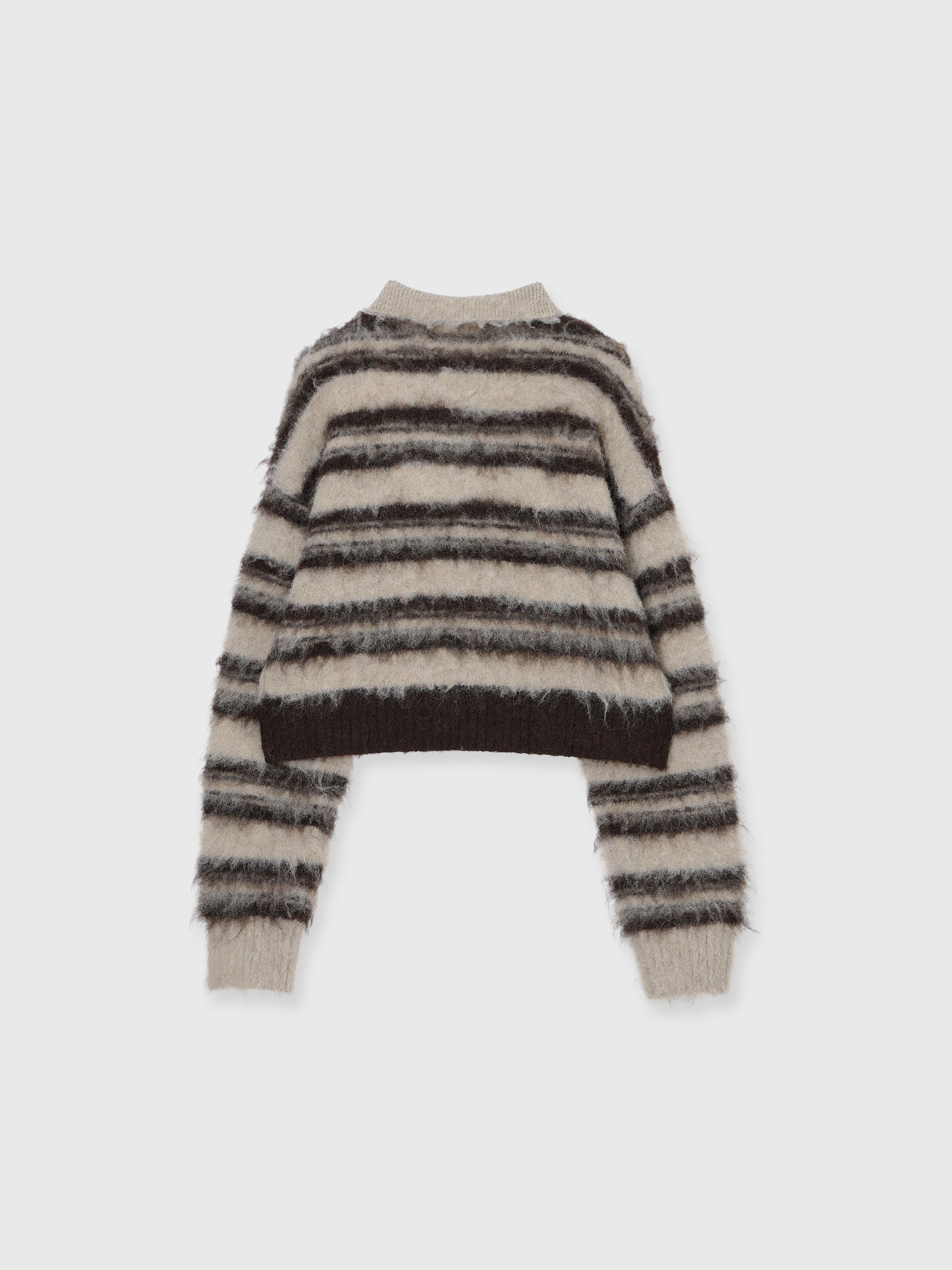 MOHAIR BORDER KNIT