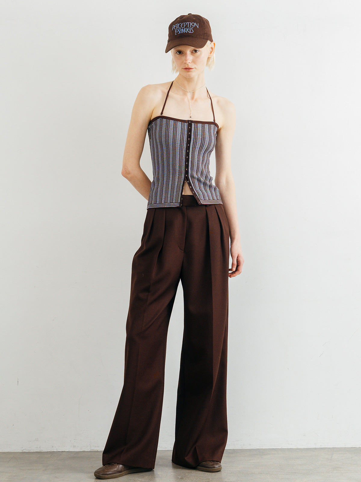 TUCK STITCH BUSTIER