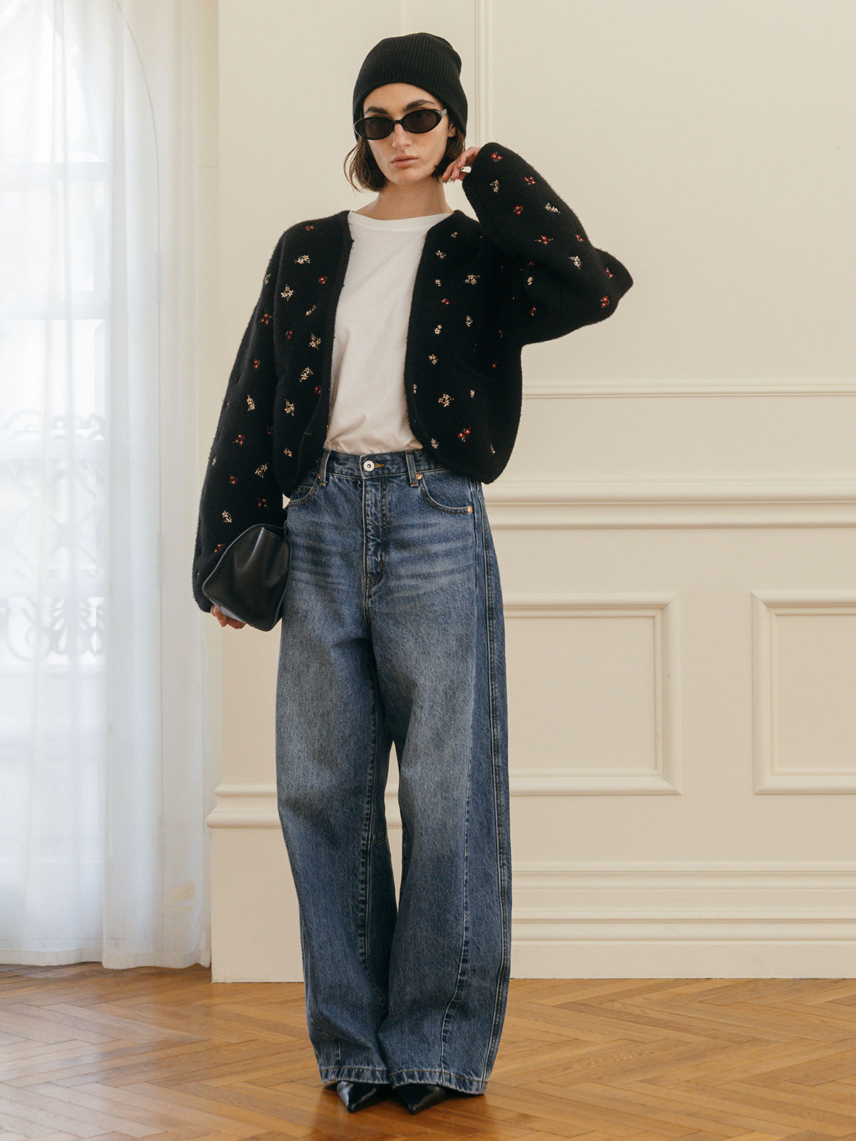 WIDE BEETLE DENIM PANTS