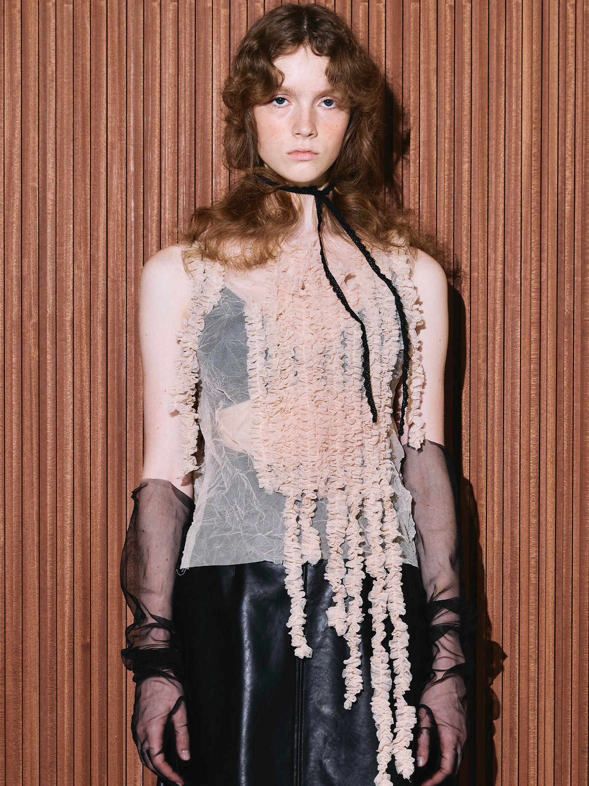 【Pre-order】Washer eternal frill blouse