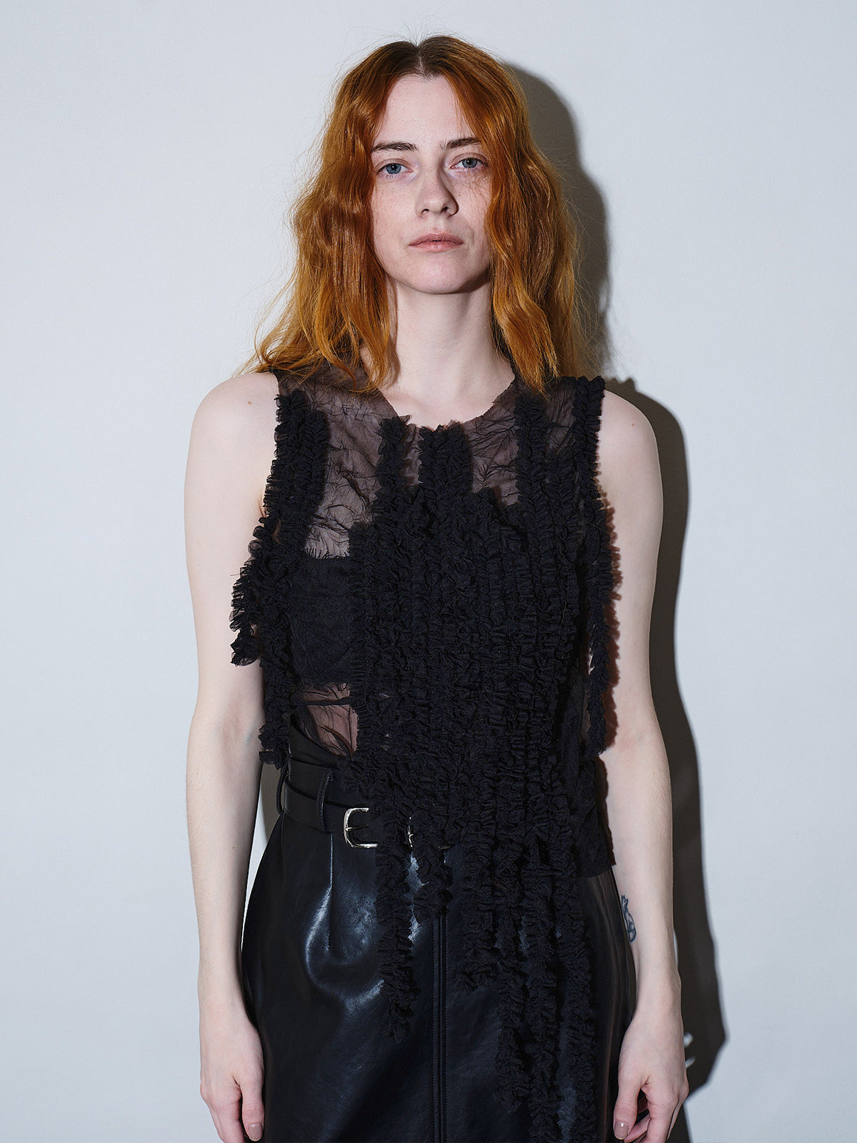 【Pre-order】Washer eternal frill blouse