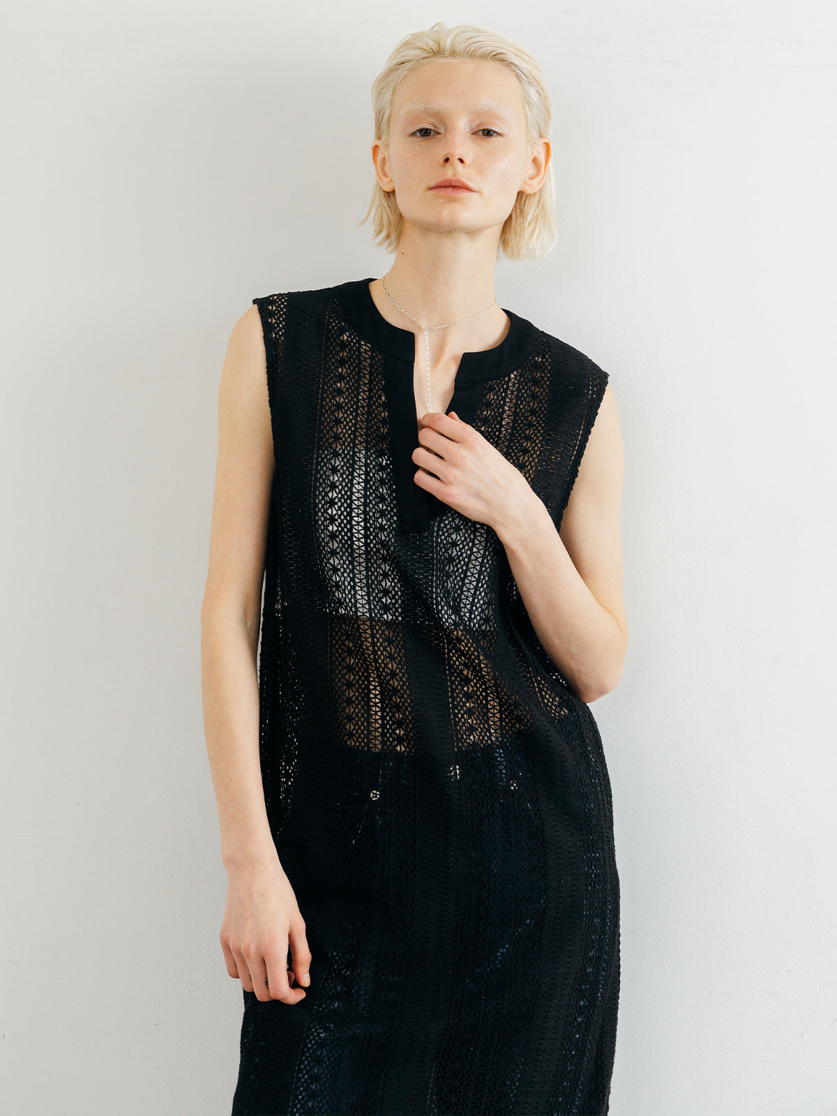 SHEER LONG ONEPIECE