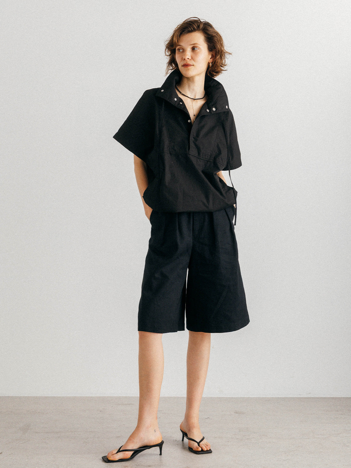 UTILITY ANORAK TOP