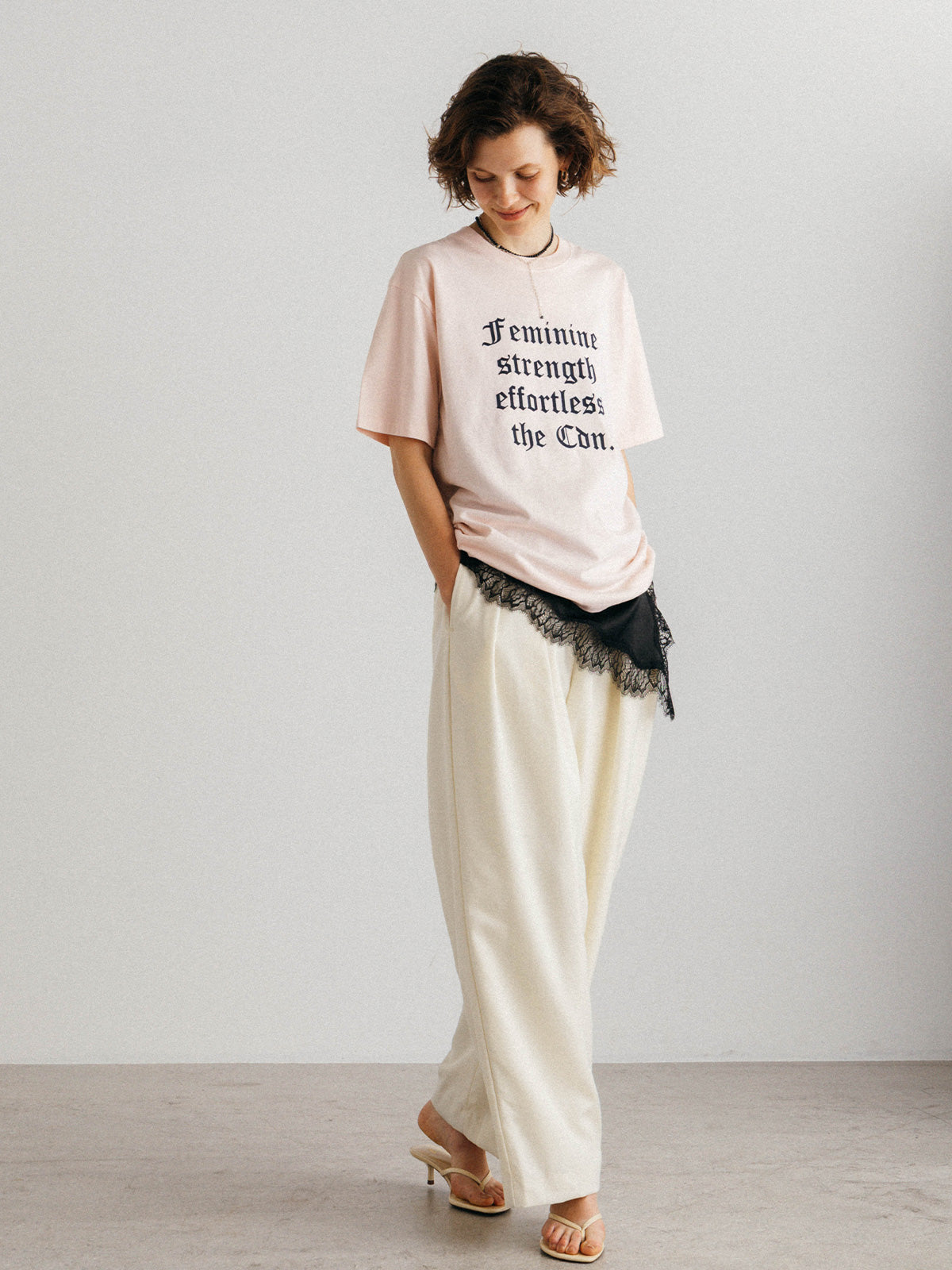 PARMANENT TEE(FLOCKY OLD ENGLISH)