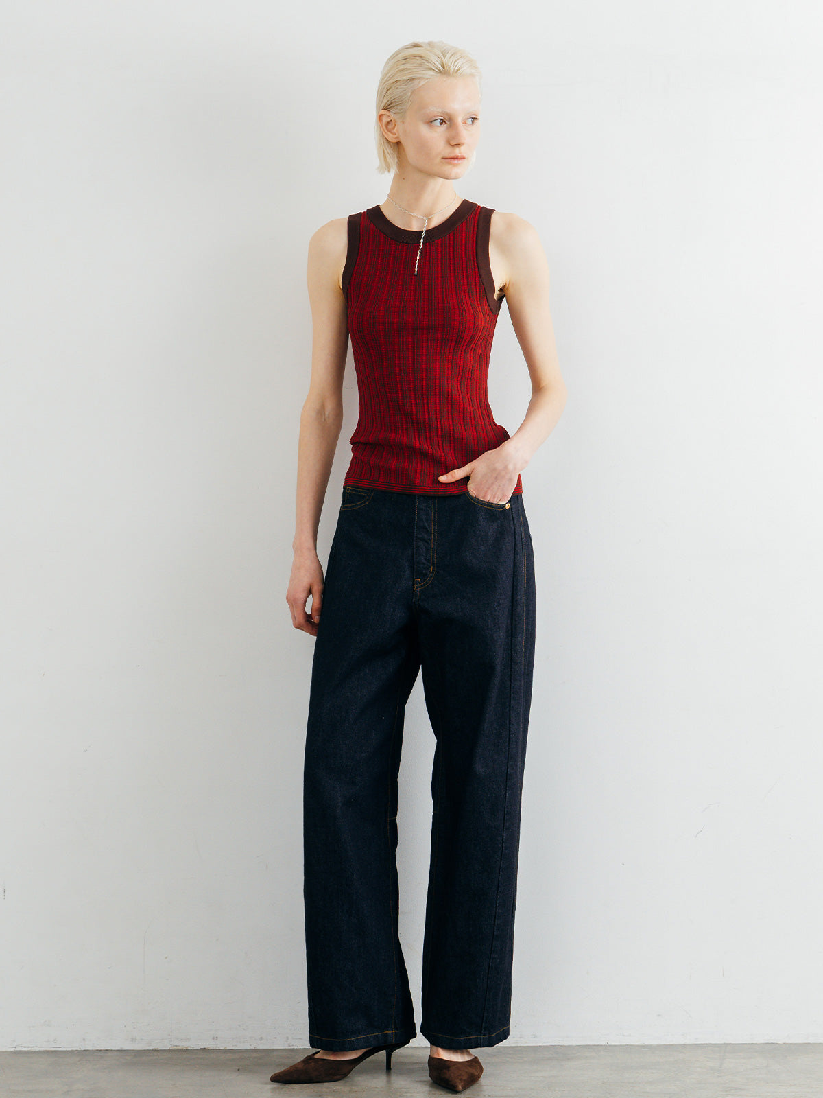 TUCK STITCH TANK TOP