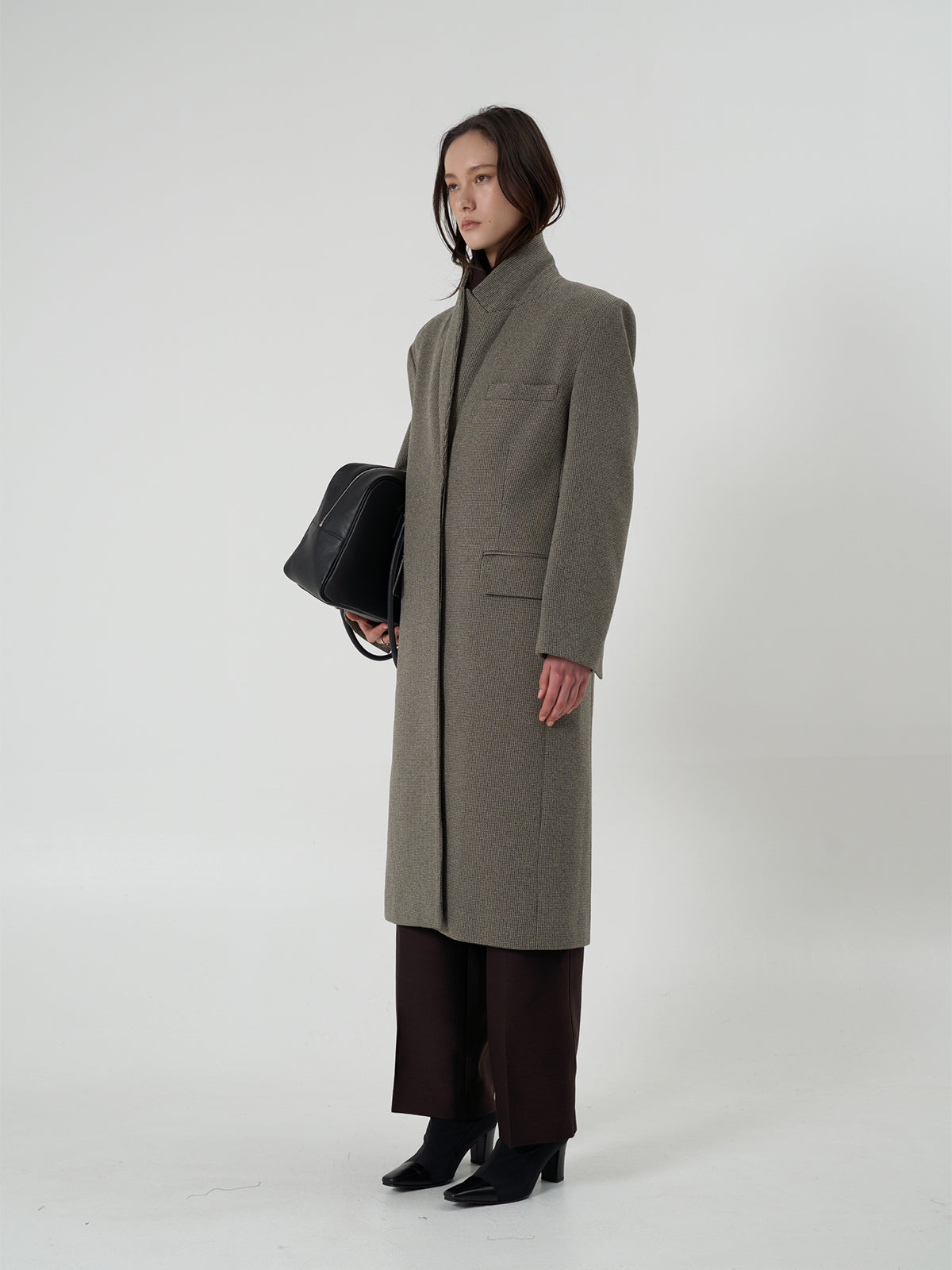 【BLOSSOM】CANAE HIDDEN TRENCH COAT